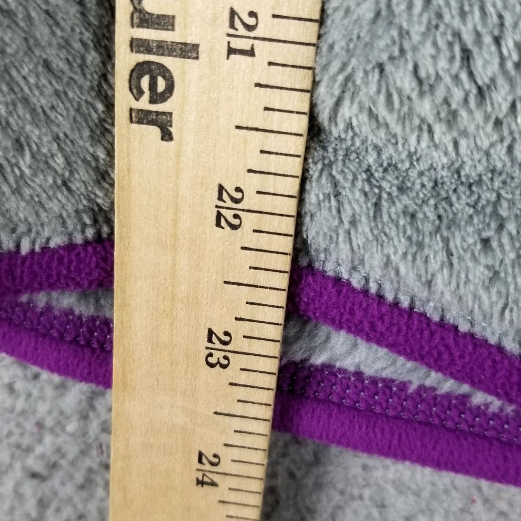 Patagonia Patagonia Synchilla Jacket Women's Medium Gray Snap-T 90s Vintage Fleece Pockets Logo Mock Neck Jacket Size M / US 6-8 / IT 42-44 - 5 Thumbnail