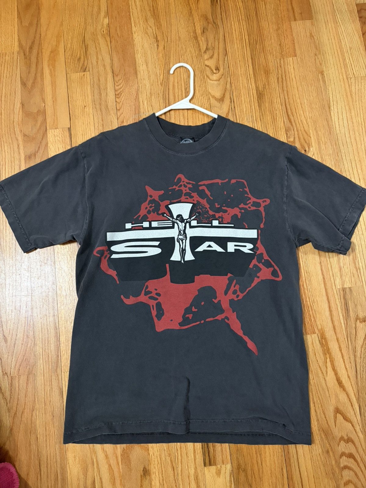 HELLSTAR Hellstar Jesus Emblem Tee Size US M / EU 48-50 / 2 - 5 Thumbnail