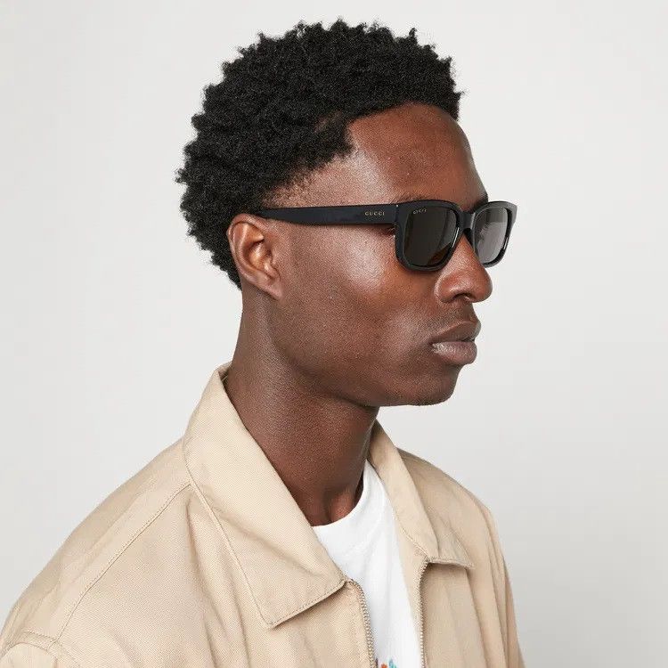 Gucci Gucci Men Sunglasses Black Square GG1583S 001 NEW AUTHENTIC Size ONE SIZE - 11 Thumbnail