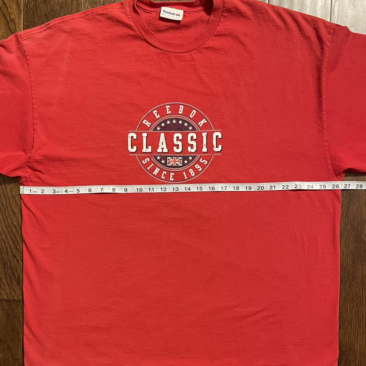 Reebok Vintage Reebok Classic Spell Out Graphic T Shirt Size US XXL / EU 58 / 5 - 6 Thumbnail