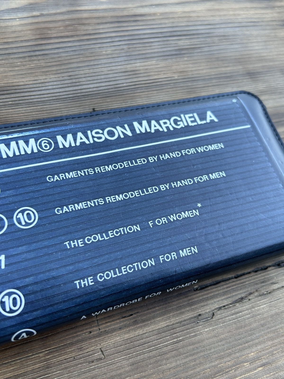 Maison Margiela Maison Margiela MM6 Directory Print Long Zip Wallet Size ONE SIZE - 6 Thumbnail