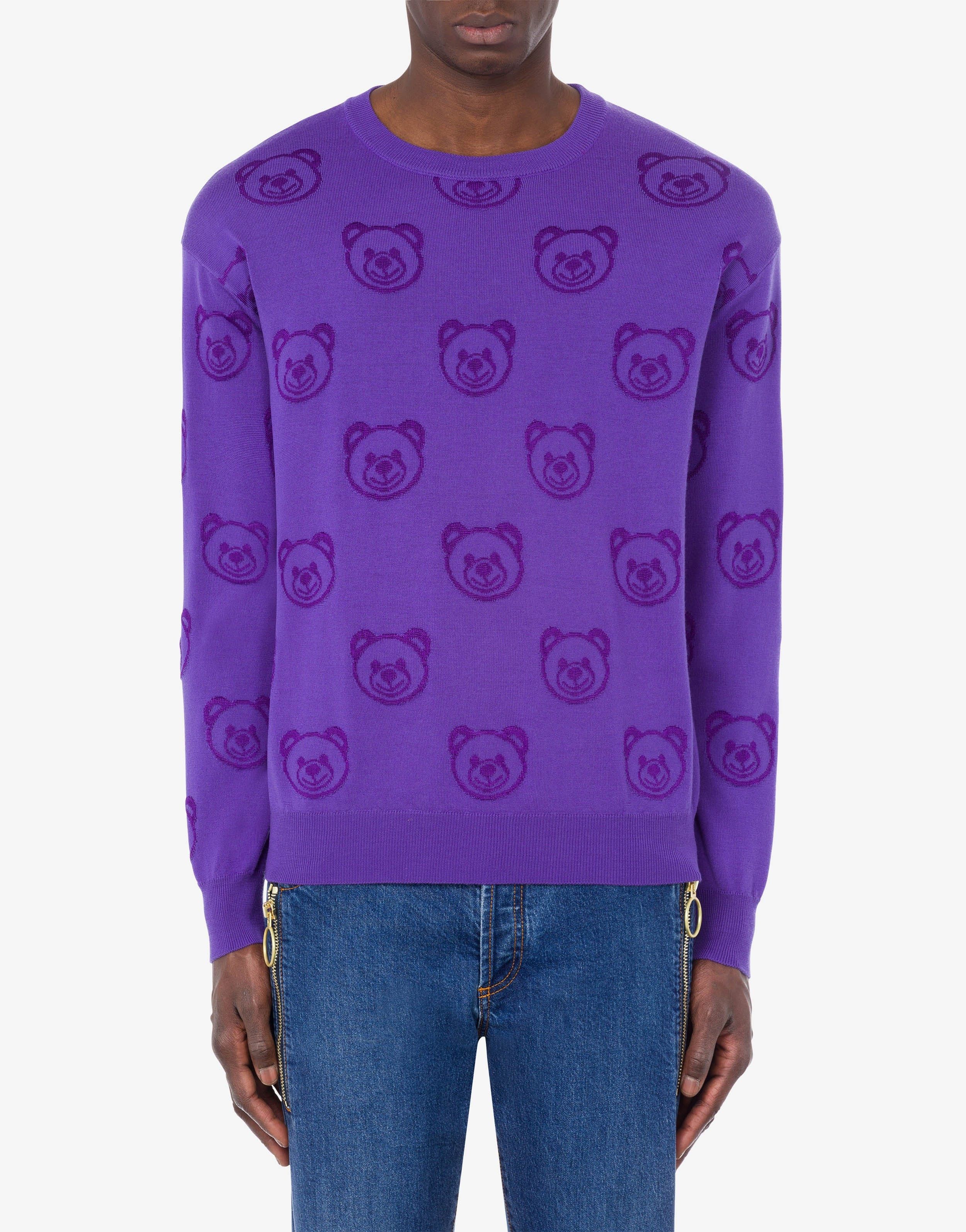 Moschino o1y0225 Sweater in Purple Size US S / EU 44-46 / 1 - 3 Thumbnail