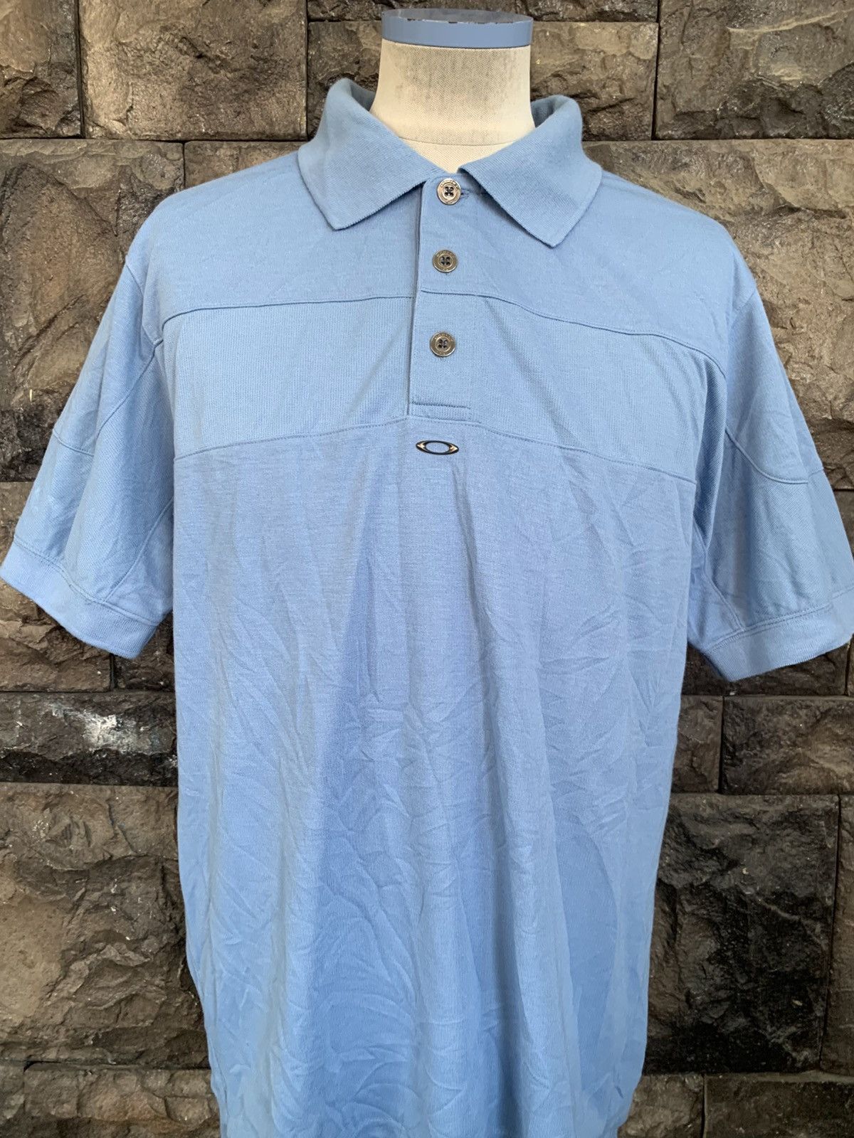 Oakley Vintage Oakley Centre Logo Polo Shirt Size US M / EU 48-50 / 2 - 3 Thumbnail