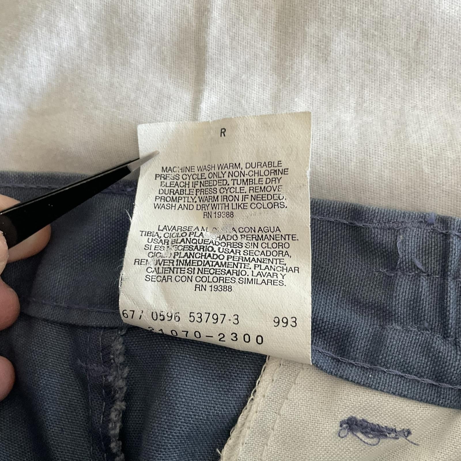 Vintage VTG 80's Brittania mens blue pleated loose trousers 36 x 30 Size US 36 / EU 52 - 5 Thumbnail