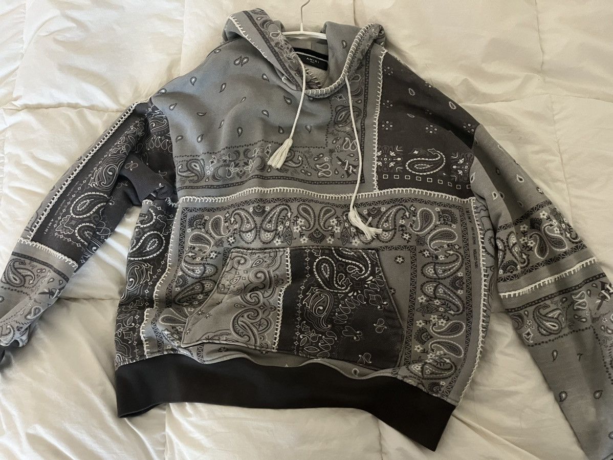 Amiri Amiri Paisley Bandana Hoodie Size US S / EU 44-46 / 1 - 2 Thumbnail