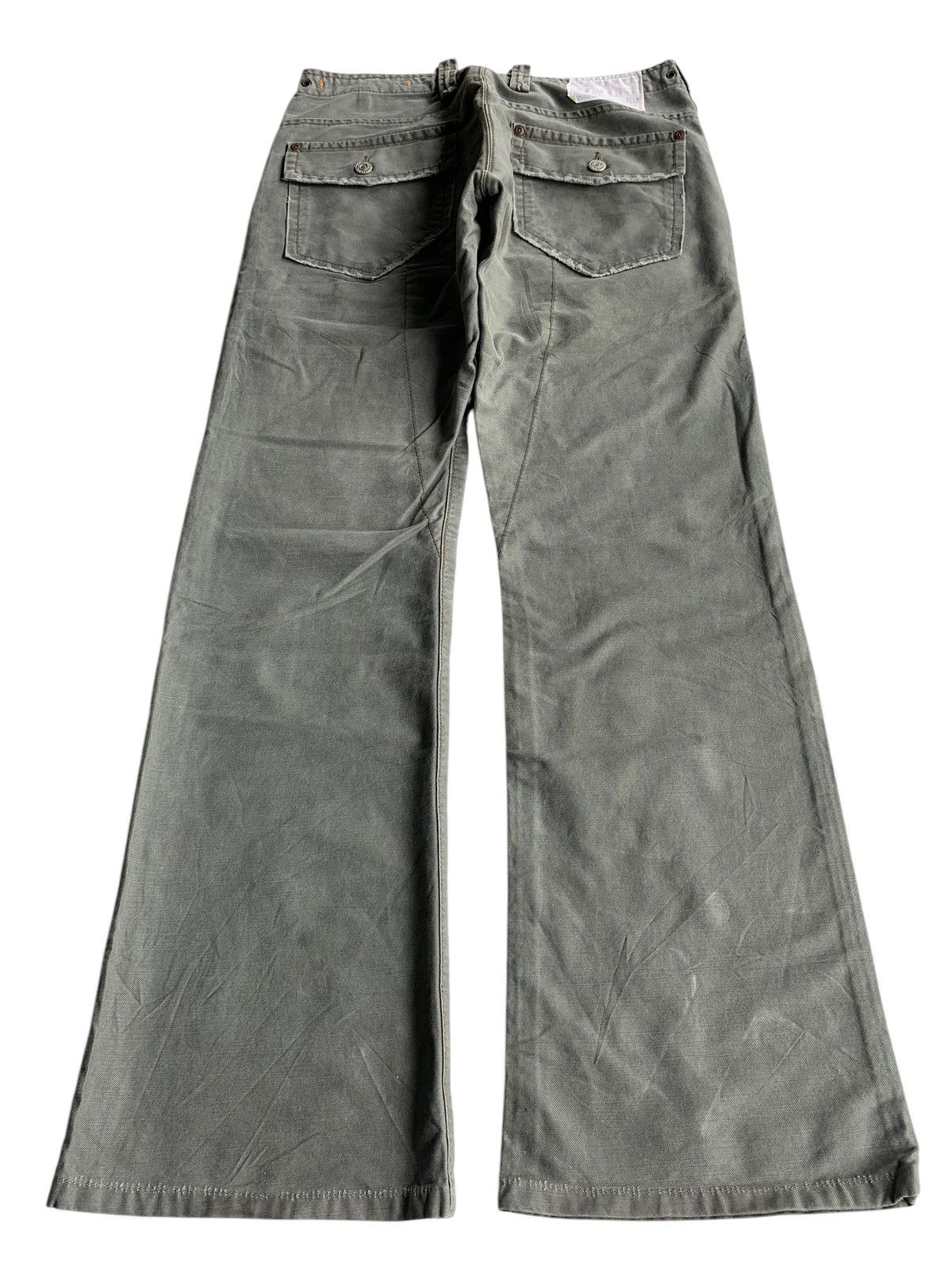 Tornado Mart FLARE EDWIN XV BUSH POCKET MULTI POCKET DENIM PANTS Size US 32 / EU 48 - 3 Thumbnail