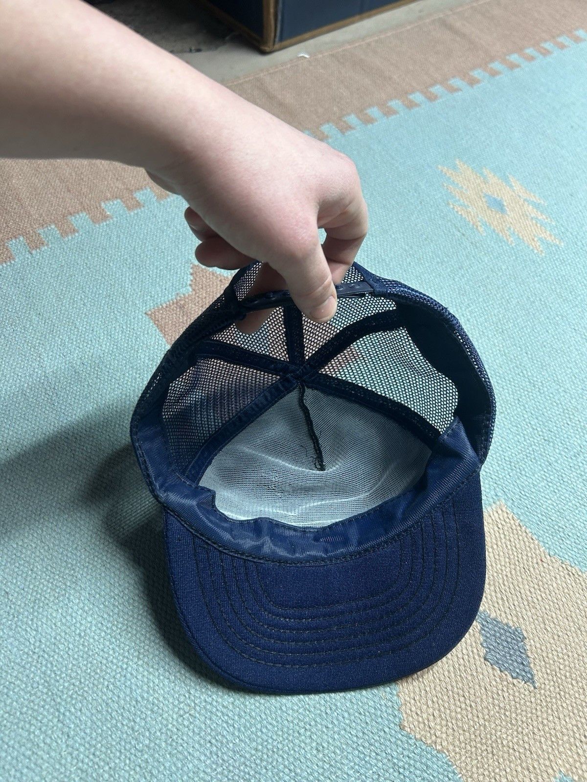 Vintage 80s trucker hat Sweepster Dexter Michigan rotary made USA Size ONE SIZE - 5 Thumbnail