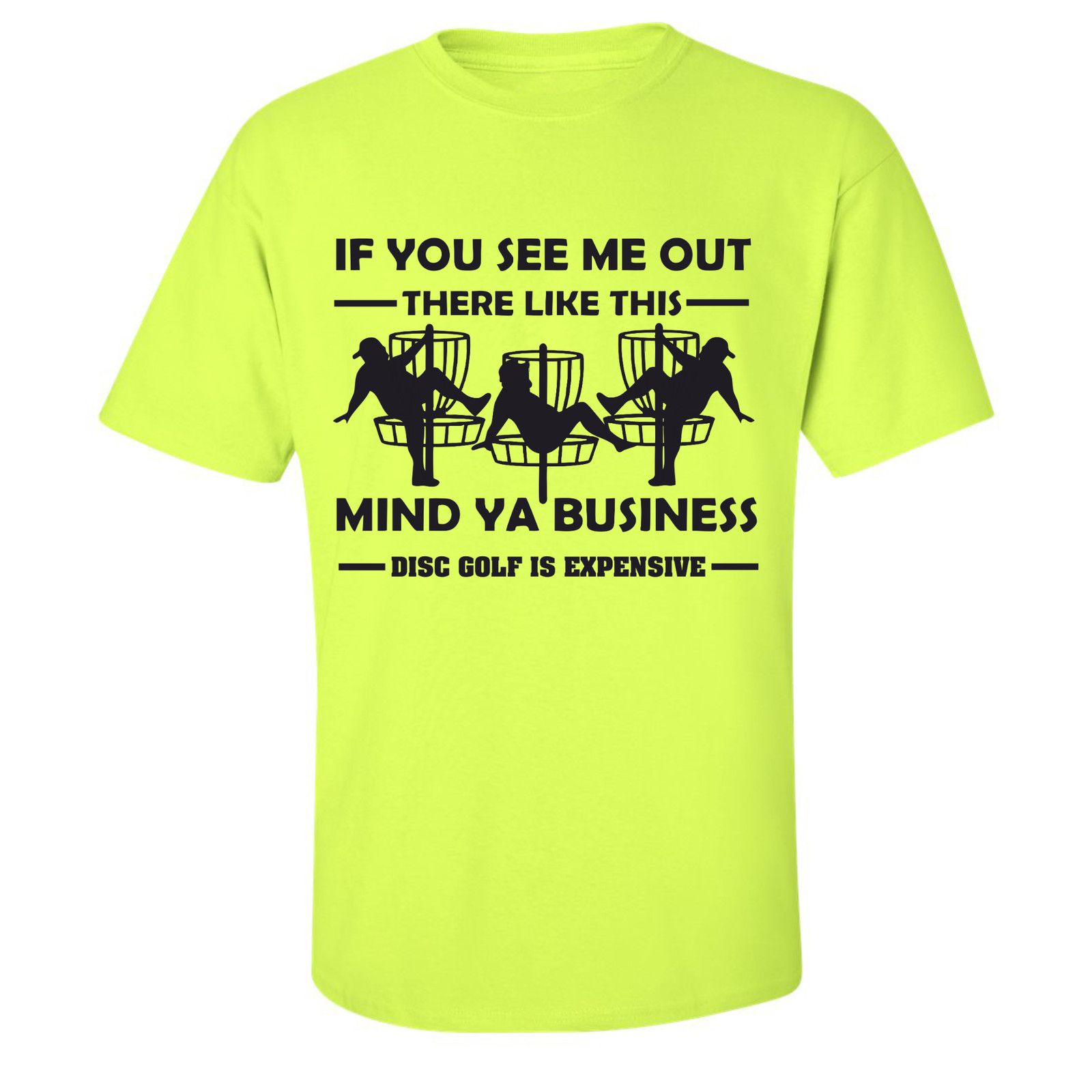 Gildan Disc Golf T Shirt STRIPPER MAN DiscGolf Funny Shirt Size US L / EU 52-54 / 3 - 20 Thumbnail
