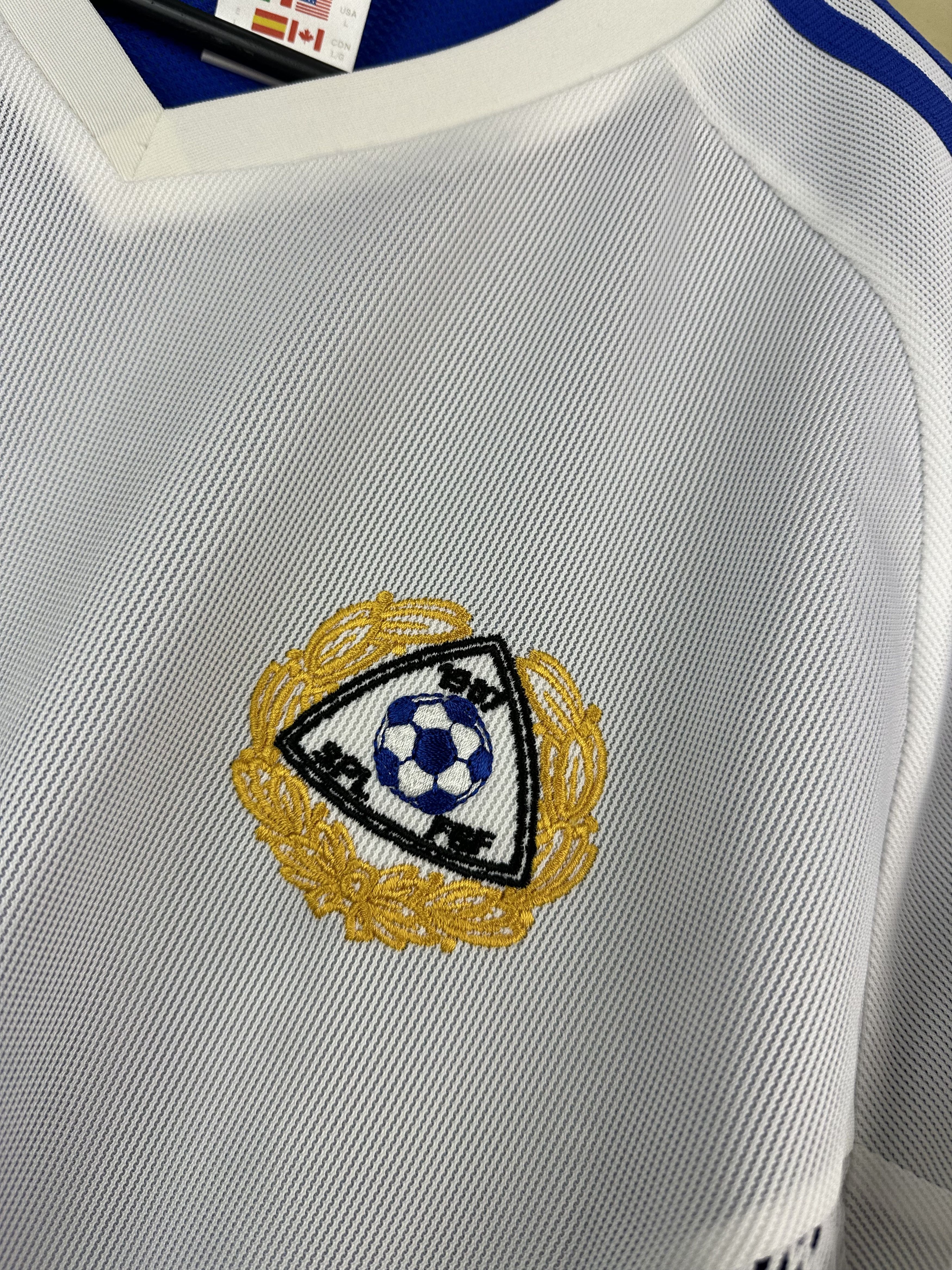 Adidas Finland football shirt 2003 Match Worn Hyypia Jersey Еуу Size US L / EU 52-54 / 3 - 12 Thumbnail