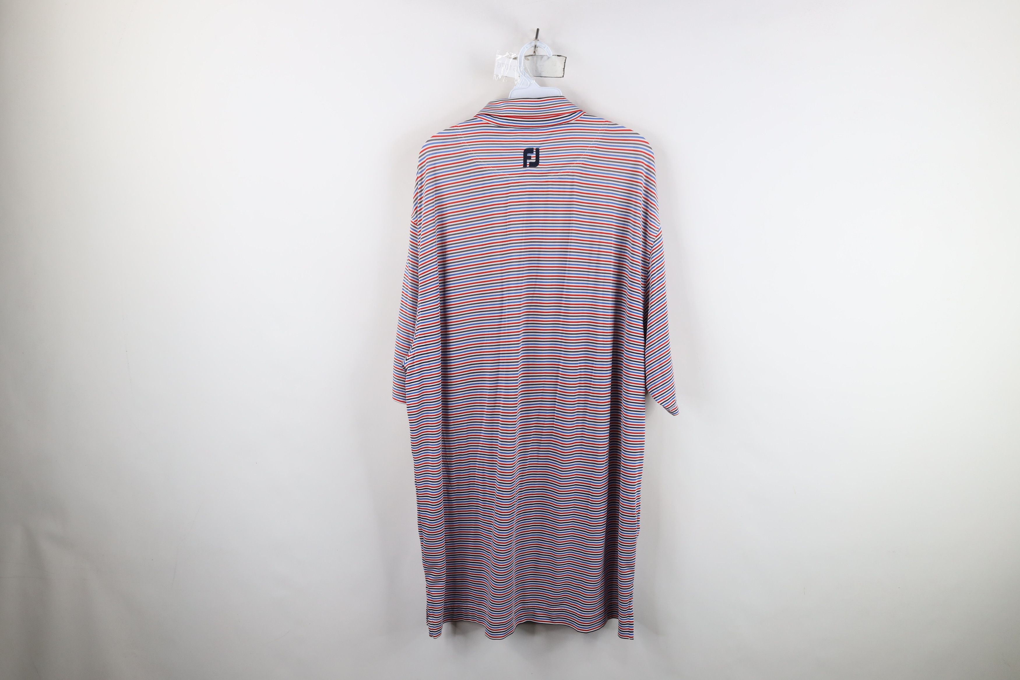 Footjoy FootJoy Block Stretch Collared Button Down Golf Polo Shirt Size US XL / EU 56 / 4 - 11 Thumbnail