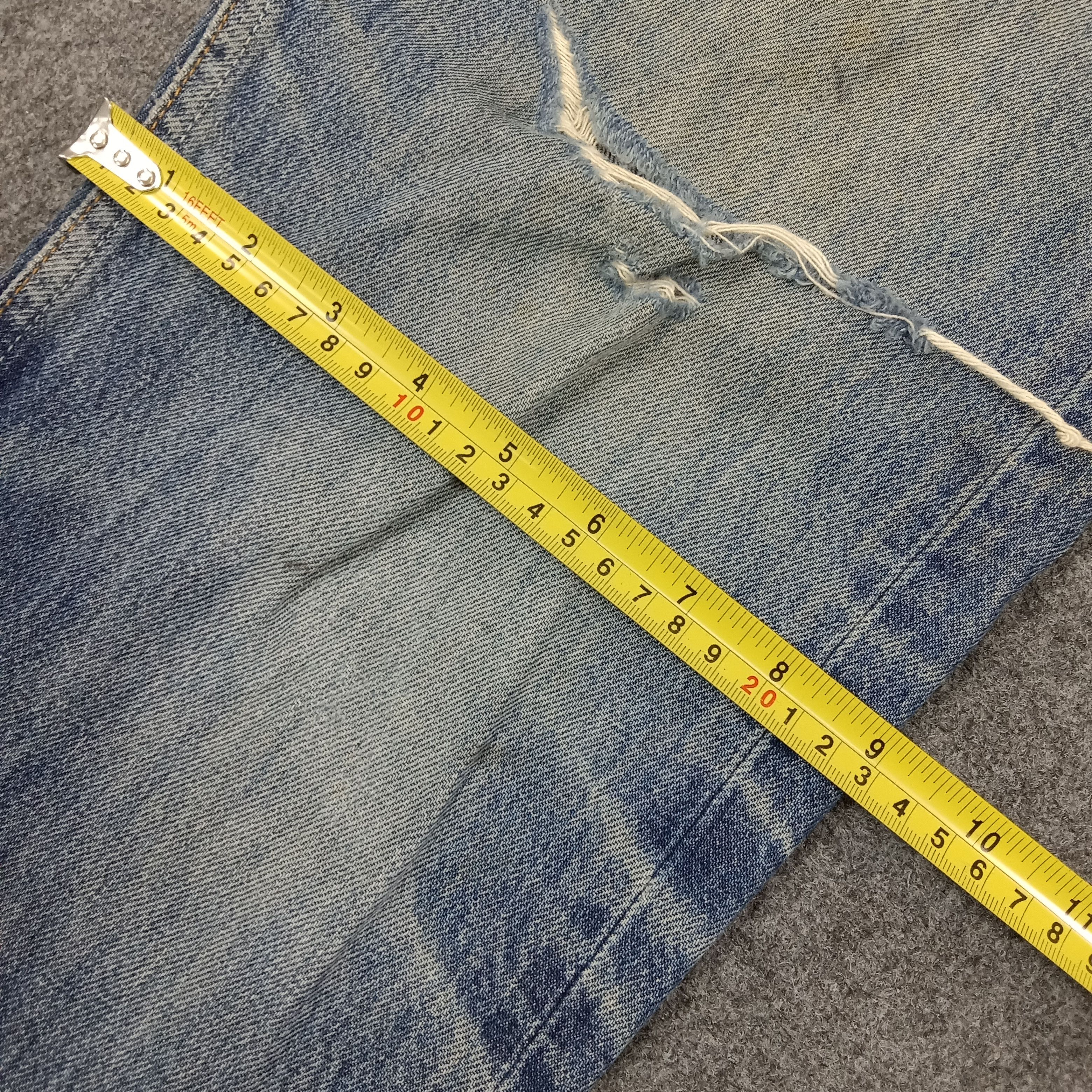 Levi's Levi's 501 American Distressed Style Denim Jeans C235N18 Size US 30 / EU 46 - 10 Thumbnail