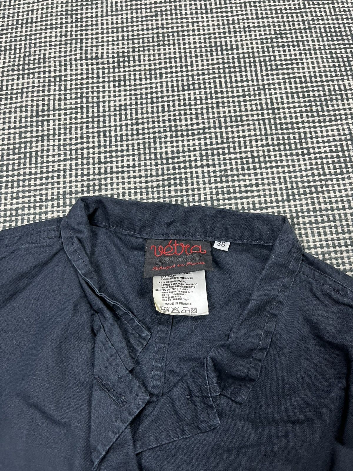 Le Laboureur × Vetra × Vintage Vintage vetra chore coat long jacket cotton linen 38 fr Size S / US 4 / IT 40 - 4 Thumbnail