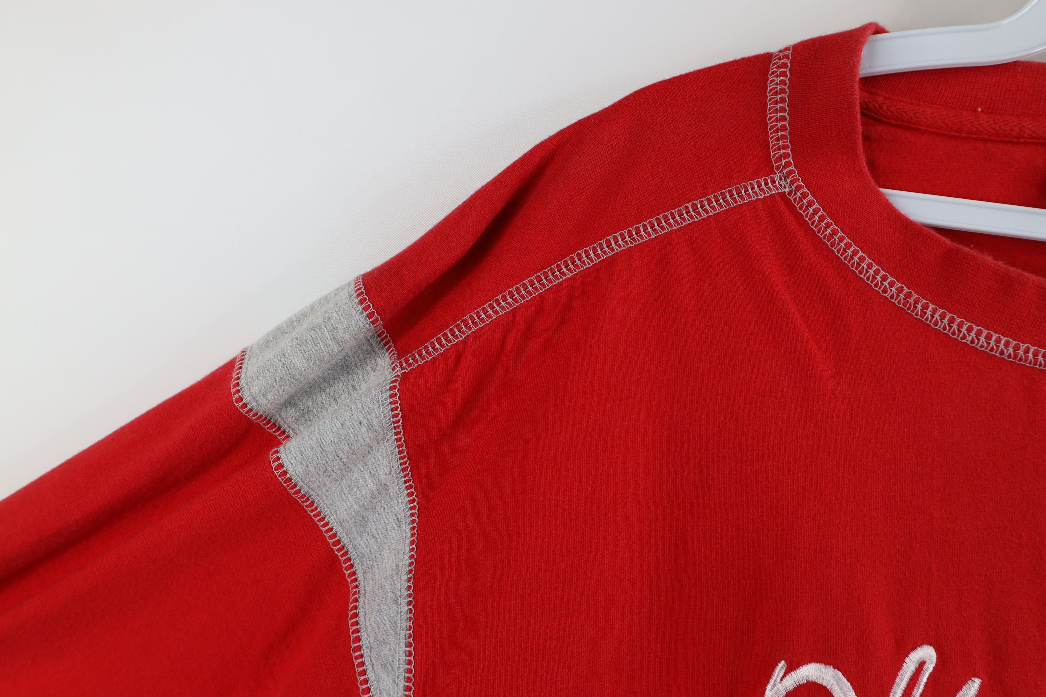 Vintage Vintage 90s Ohio State University Long Sleeve T-Shirt Red Size US M / EU 48-50 / 2 - 7 Thumbnail