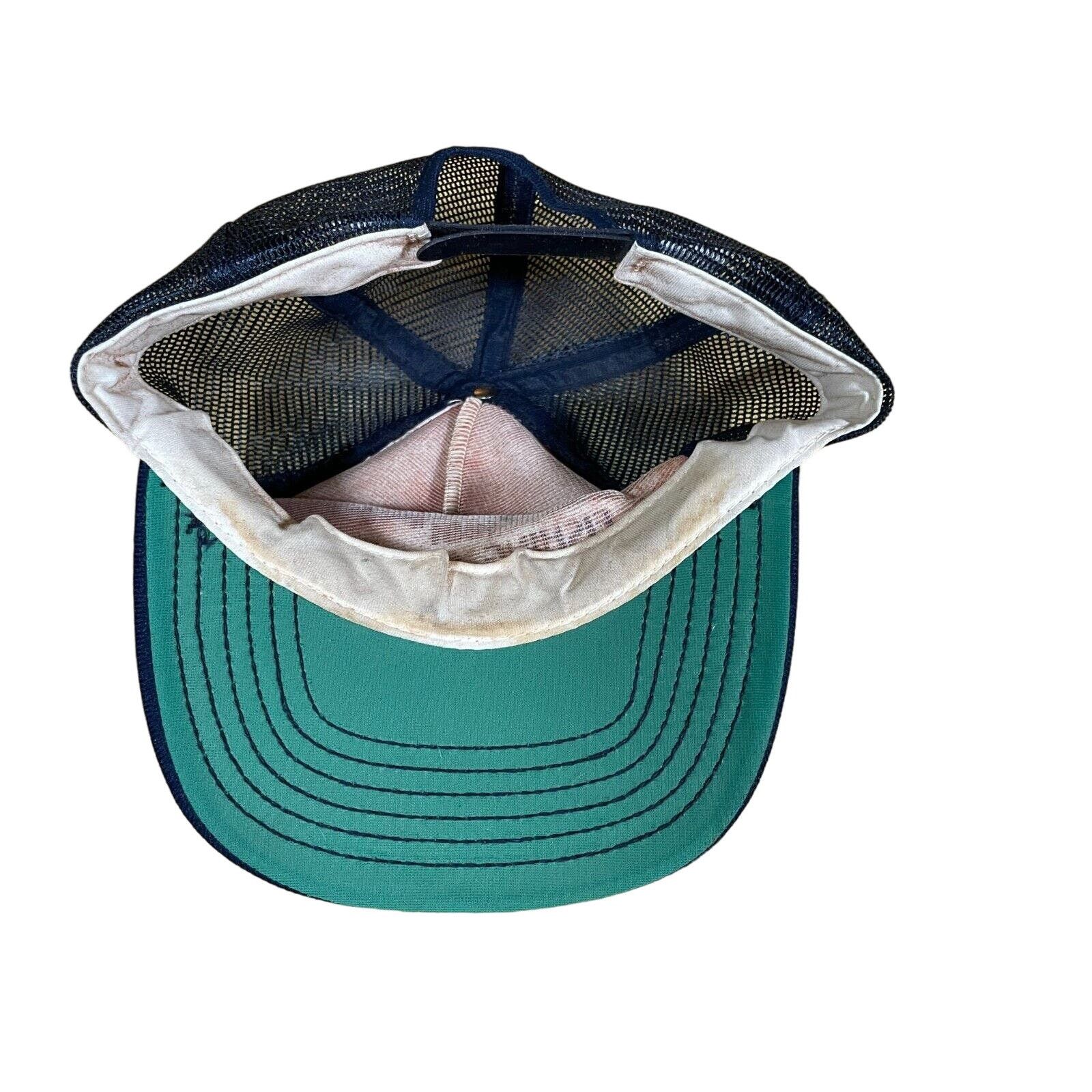 Vintage VTG 1981 Truckers Hat Royal Metal Products Fishing Contest Size ONE SIZE - 3 Thumbnail