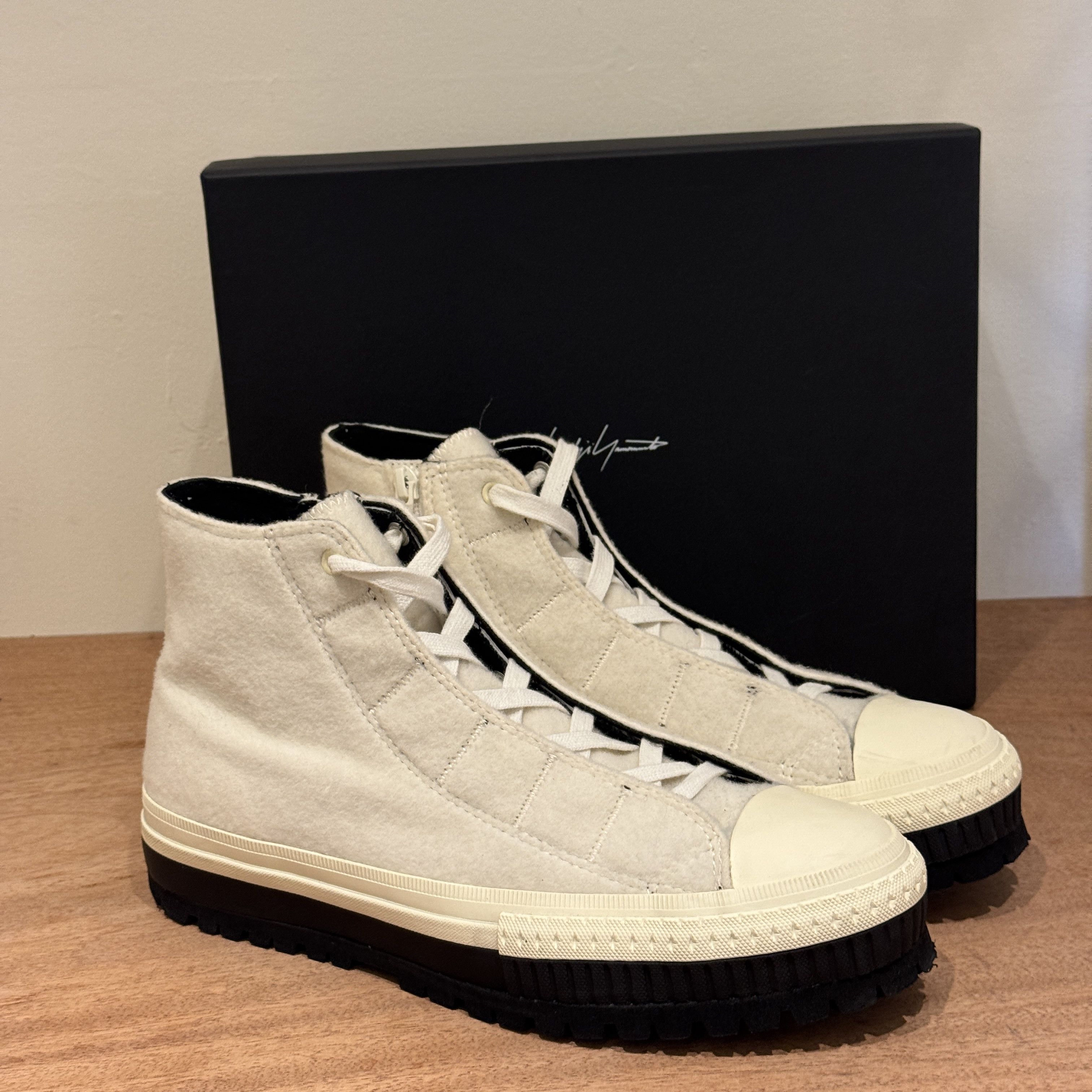 Yohji Yamamoto Yohji Yamamoto Pour Homme Wool Mosser Beacer High Size US 10.5 / EU 43-44 - 8 Thumbnail