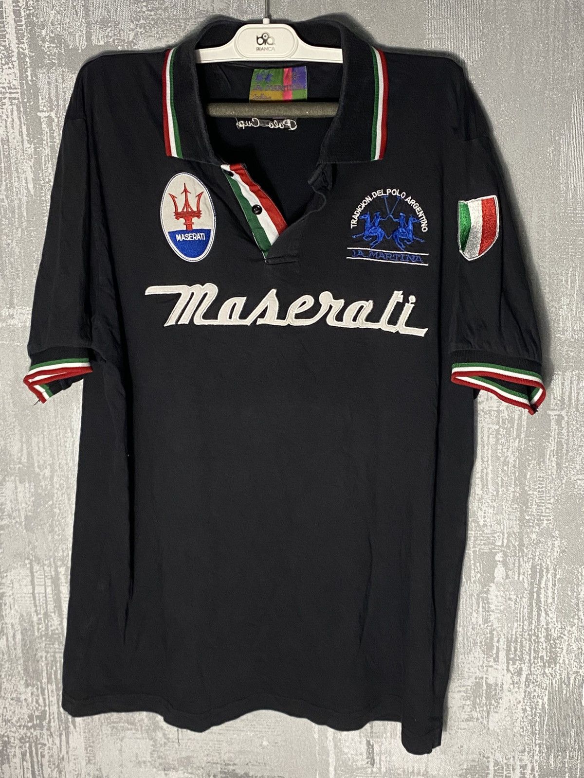 La Martina × Maserati × Rugby Ralph Lauren Vintage La Martina Maserati Polos Logo Size L-XL Size US XXL / EU 58 / 5 - 1 Thumbnail