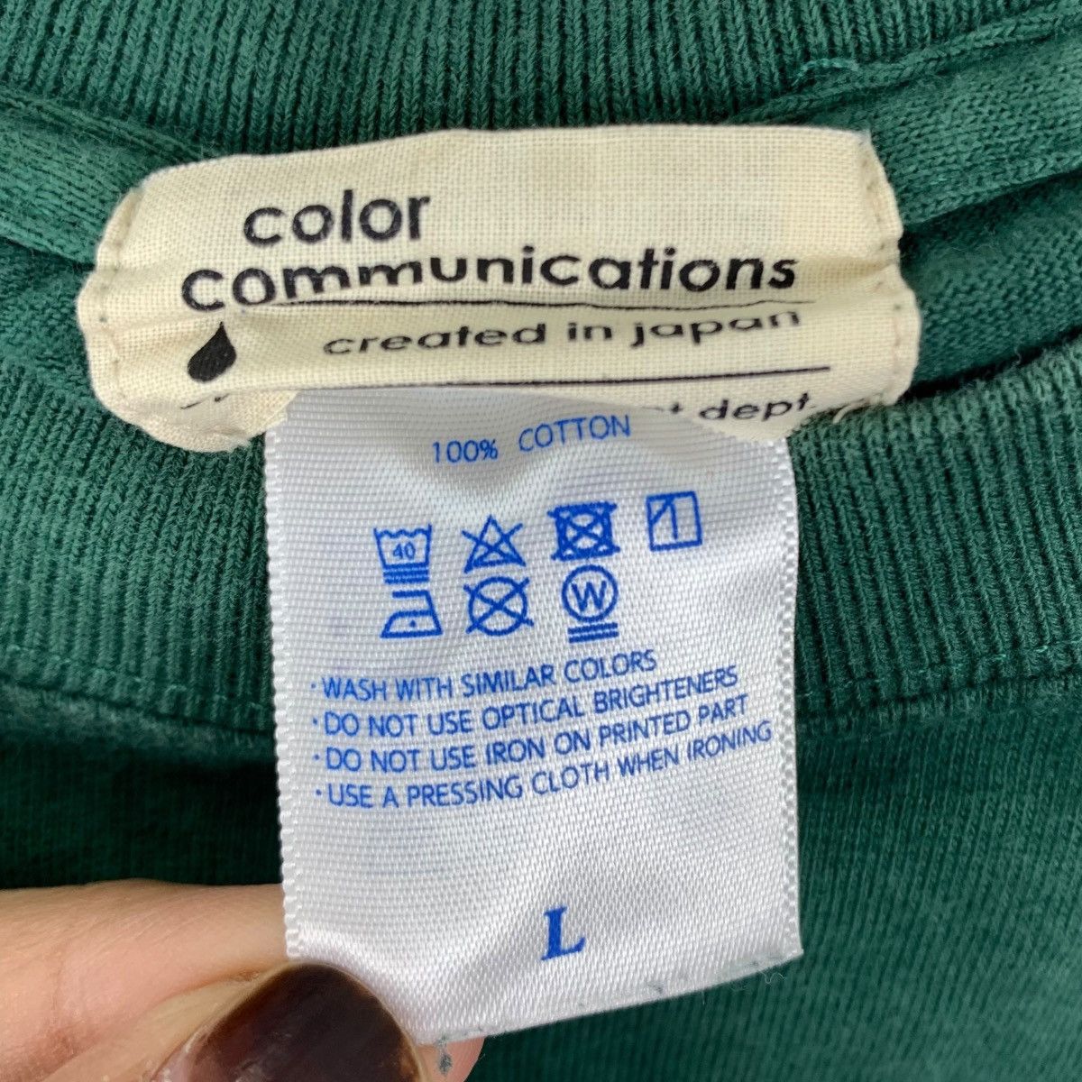 Japanese Brand COLOR COMMUNICATIONS COMPANY Japanese Brand Tshirt Size US M / EU 48-50 / 2 - 7 Thumbnail