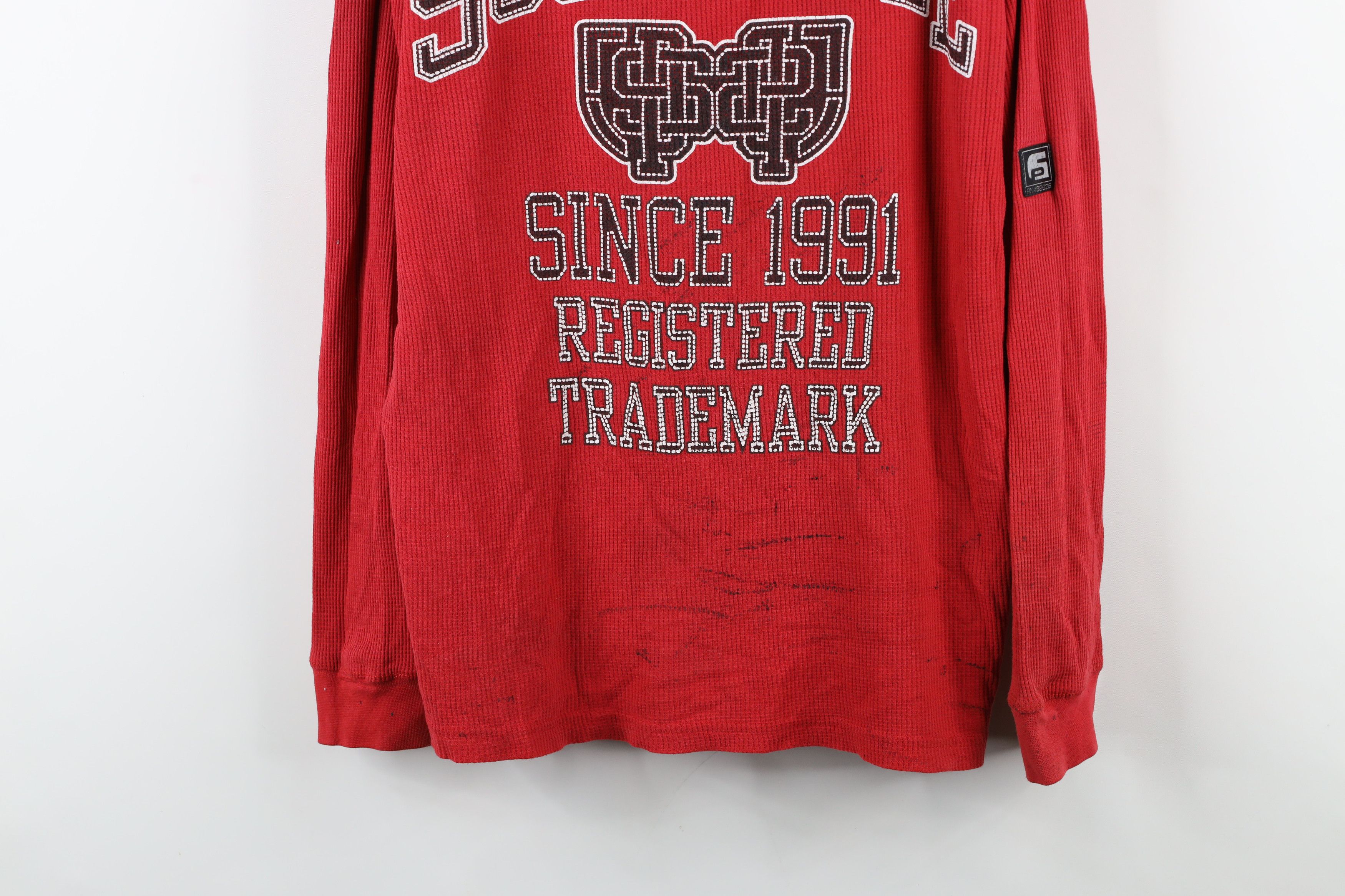 Southpole × Vintage Vintage Southpole Thermal Waffle Knit Long Sleeve T-Shirt Size US L / EU 52-54 / 3 - 3 Thumbnail
