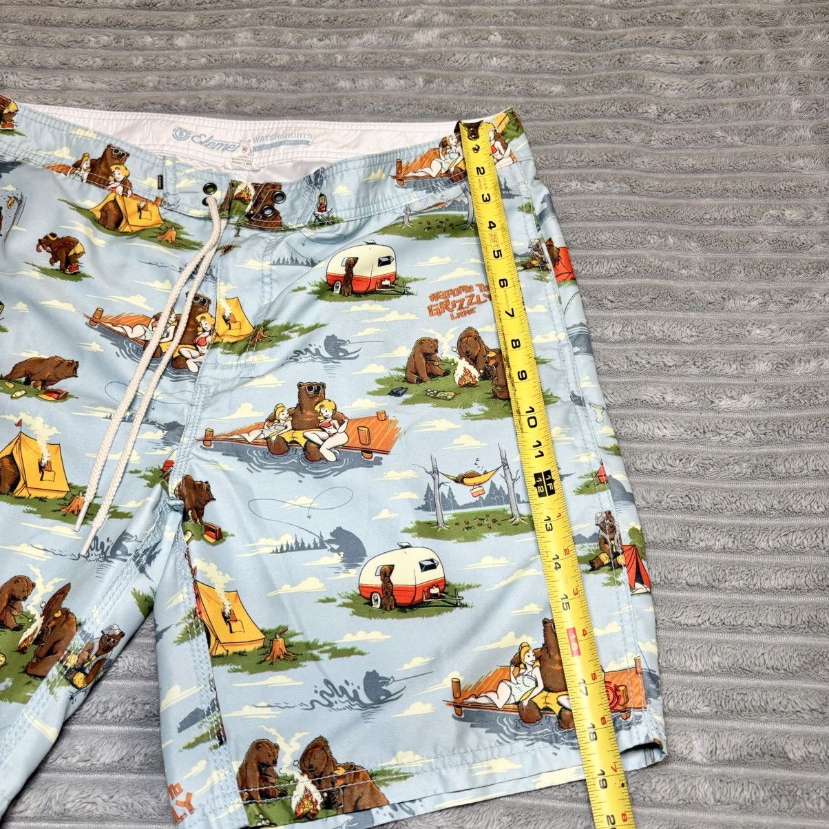Element Element Bear Lake Theme Boardshorts Mens Size 36 Drawstring Size US 36 / EU 52 - 5 Thumbnail
