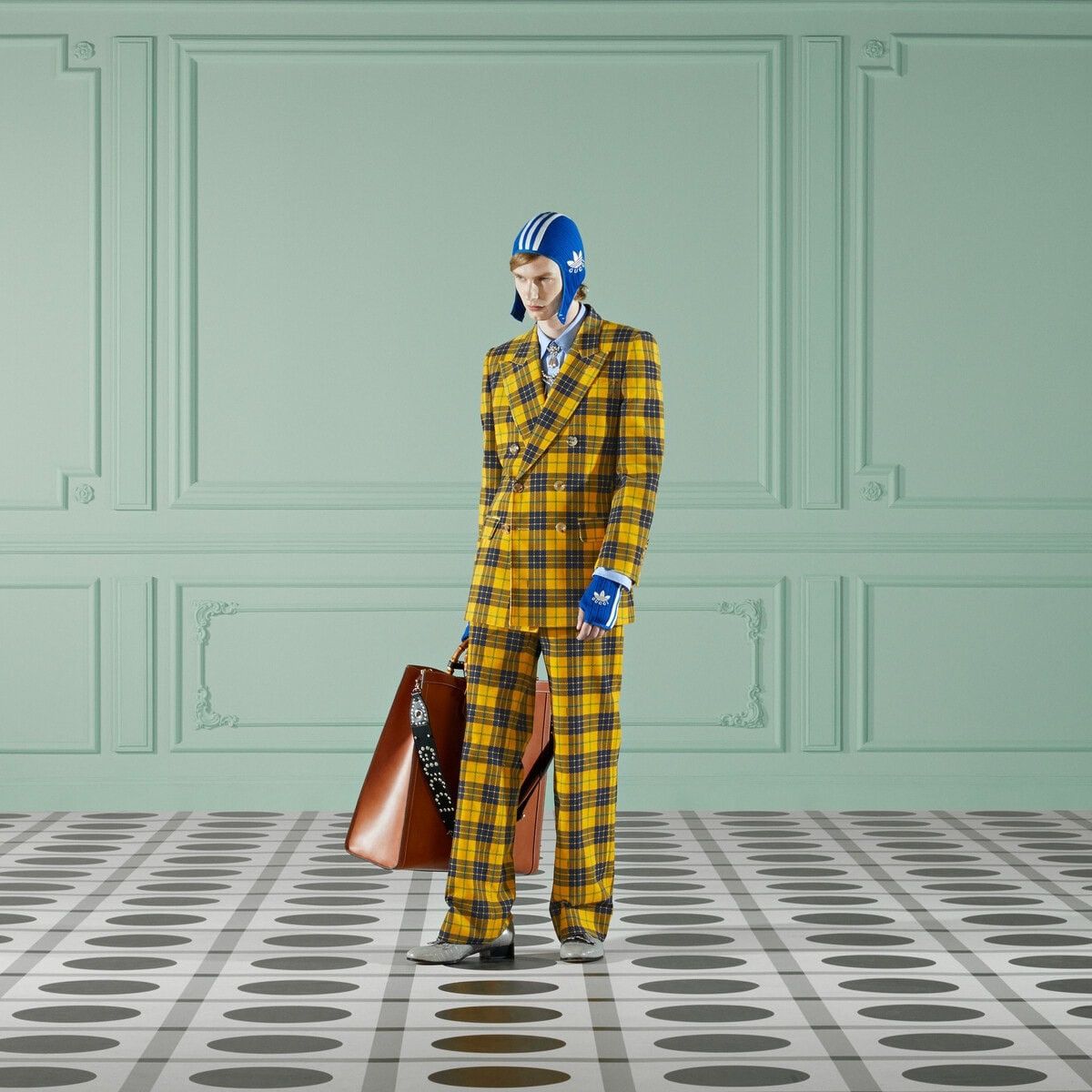 Gucci Gucci Straight-Leg Checked Tartan Cotton Trousers 44 Size US 44 / EU 60 - 9 Thumbnail