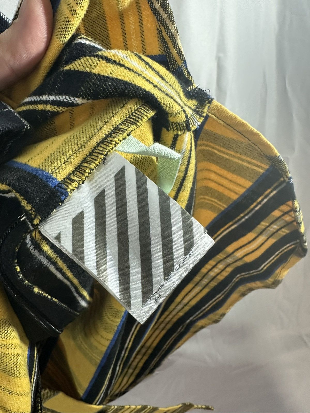 Off-White Off White Plaid Shirt Size US M / EU 48-50 / 2 - 10 Thumbnail