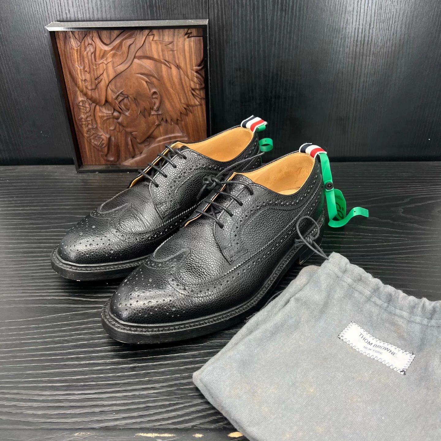 Thom Browne TB Carved Leather Shoes Size 8/42 Size US 9 / EU 42 - 1 Thumbnail