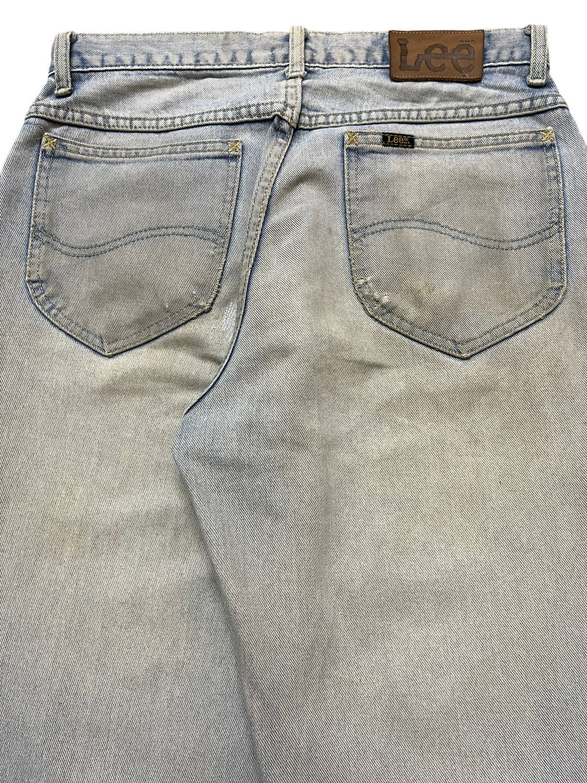 Lee Vintage 90s Lee Faded Wash Distressed Style Loose Jeans Size US 30 / EU 46 - 6 Thumbnail