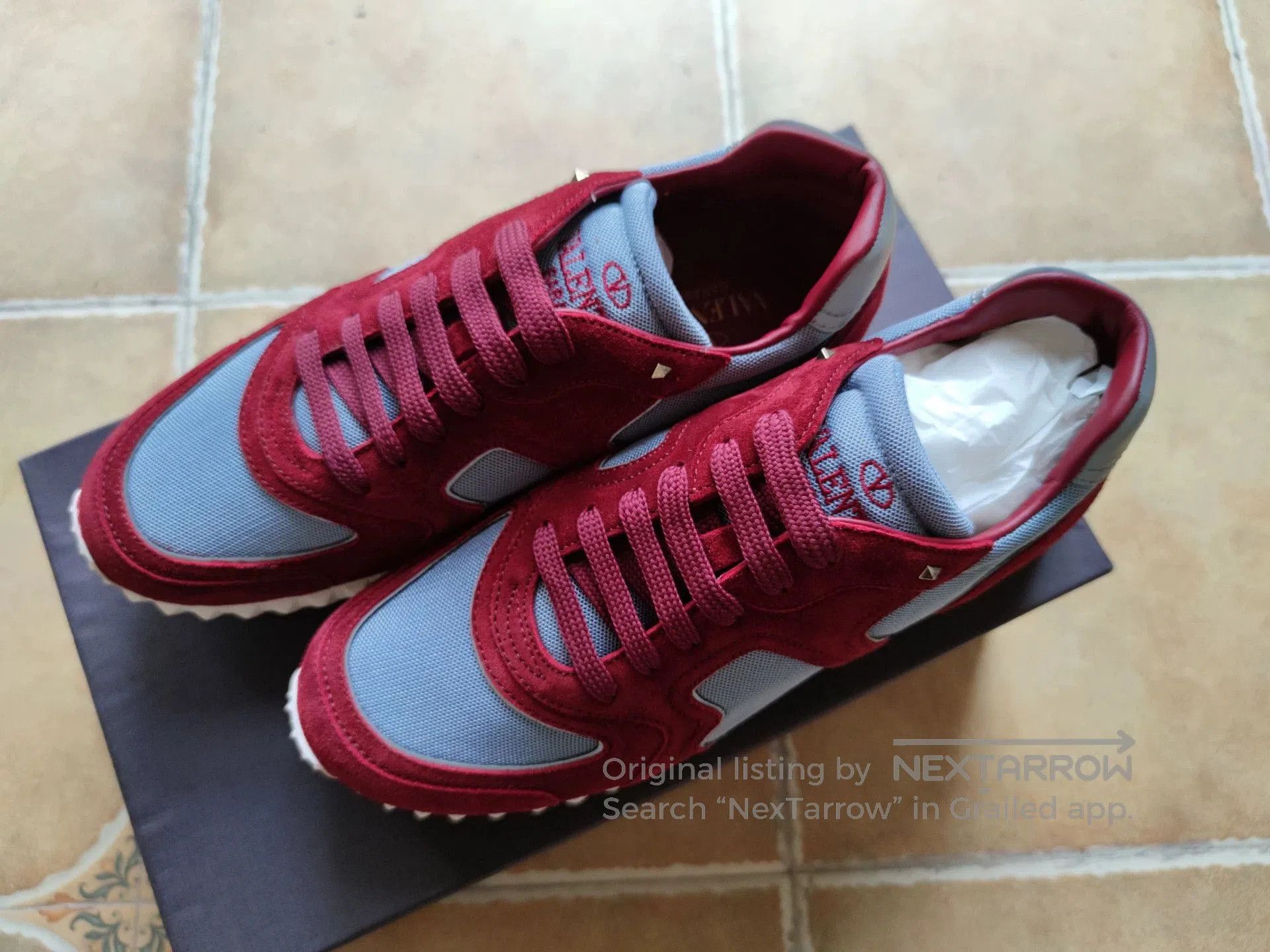 Valentino Valentino Camouflage Studded Casual Sneakers. Size US 8 / EU 41 - 1 Thumbnail