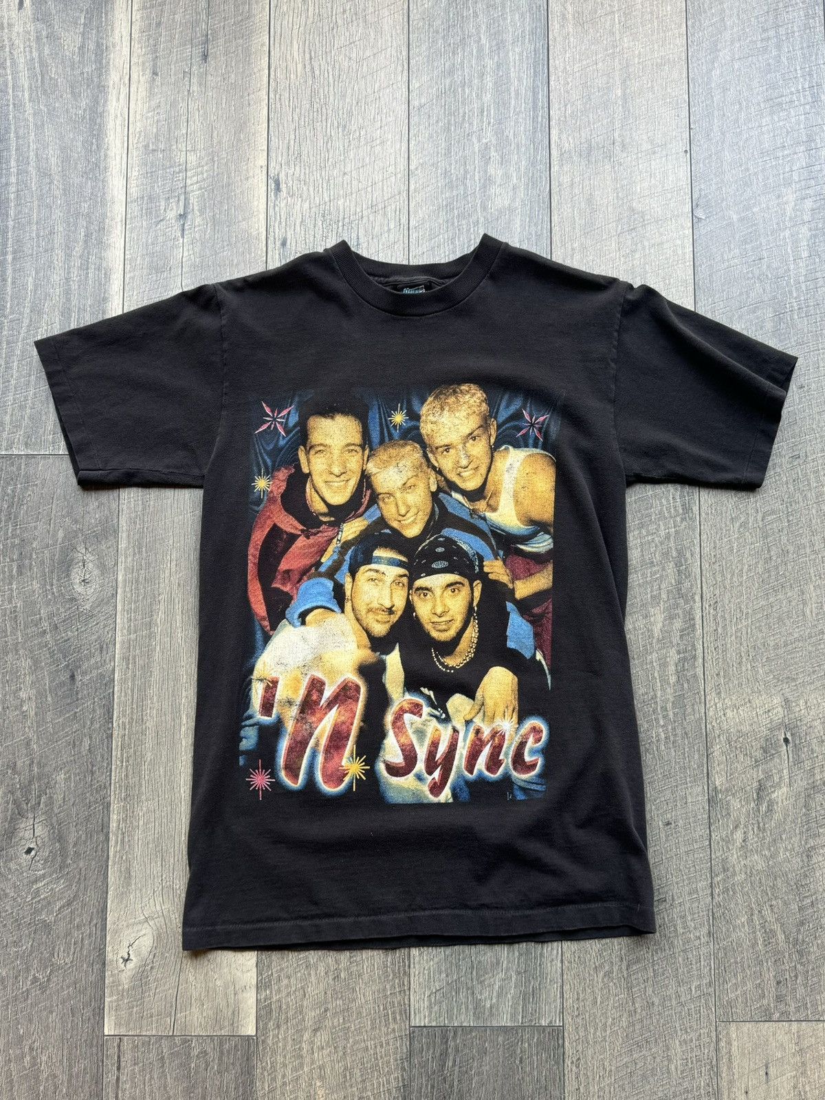 Rap Tees Vintage 1998 N’SYNC Band Tour Rap Tee - Medium Size US M / EU 48-50 / 2 - 1 Thumbnail