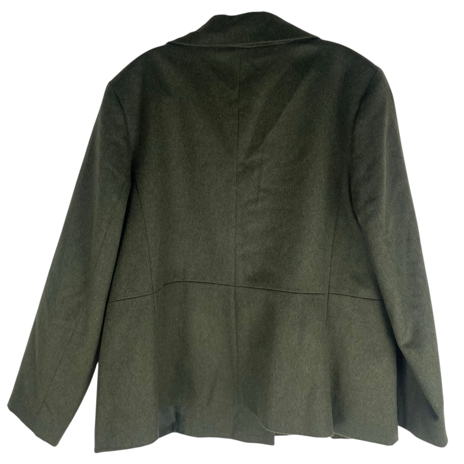 Other Talbots Brushed Italian Wool Double Breast Coat Green 16 Size XXL / US 16-18 / IT 52-54 - 7 Thumbnail