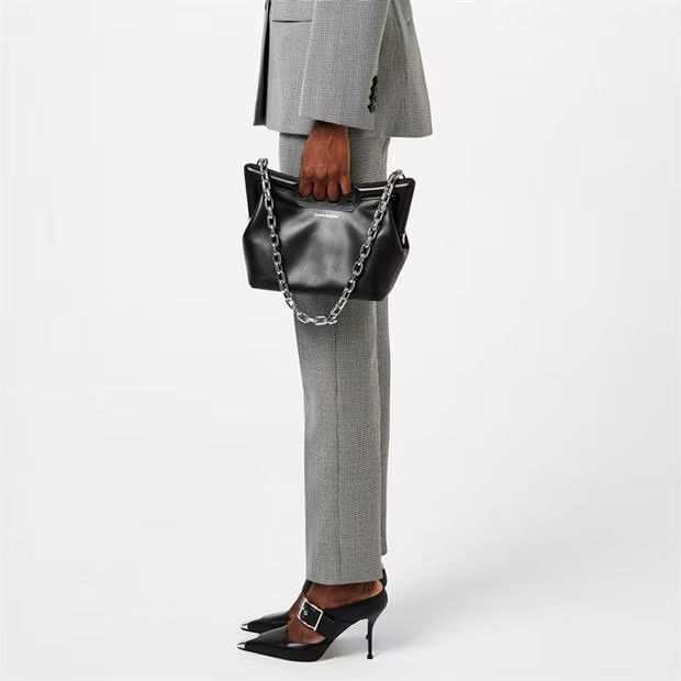 Alexander McQueen o1g2r1mq0824 Pants in Grey Size 27" / US 4 / IT 40 - 6 Thumbnail