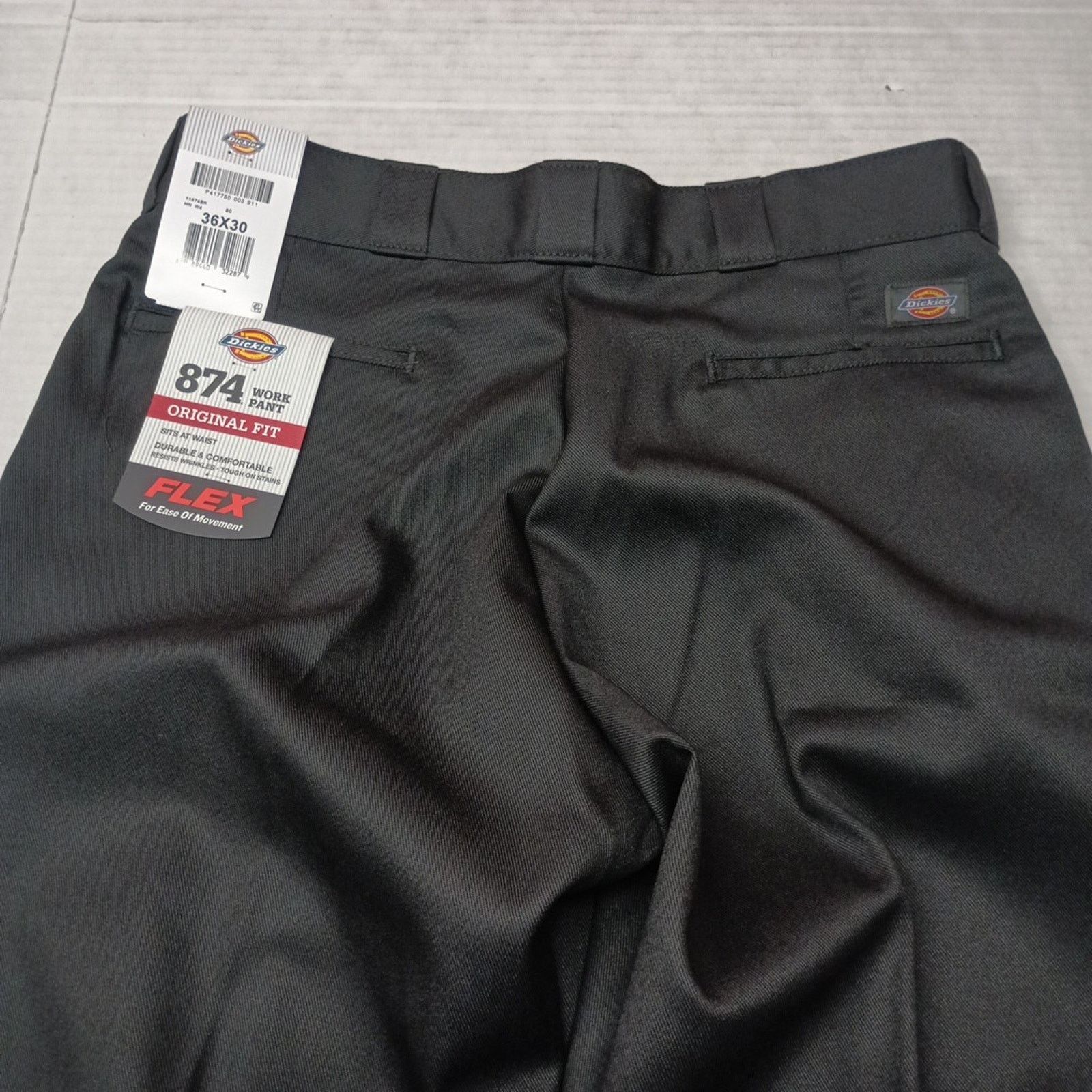 Dickies Dickies 874 Pants Men's Original Fit Work Pants 36x30 Black Size US 36 / EU 52 - 7 Thumbnail