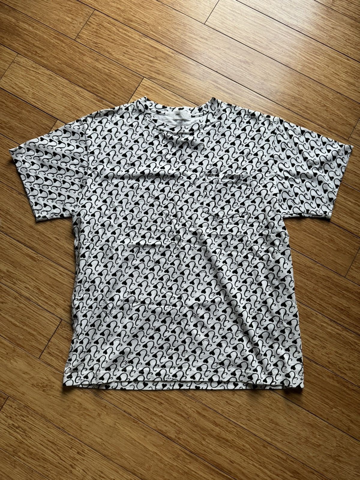 Japanese Brand × Toga Toga Virilis Heart Flower Print T-Shirt Size US M / EU 48-50 / 2 - 4 Thumbnail