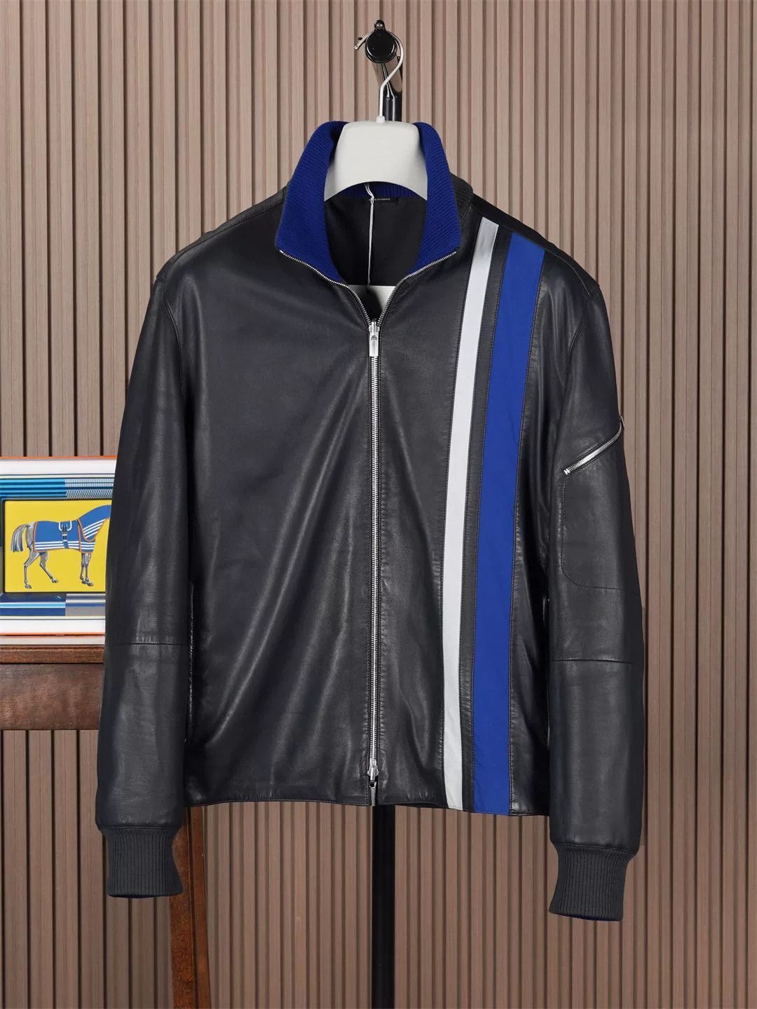 Hermes Hermes Men's Leather Jacket Size US L / EU 52-54 / 3 - 1 Thumbnail