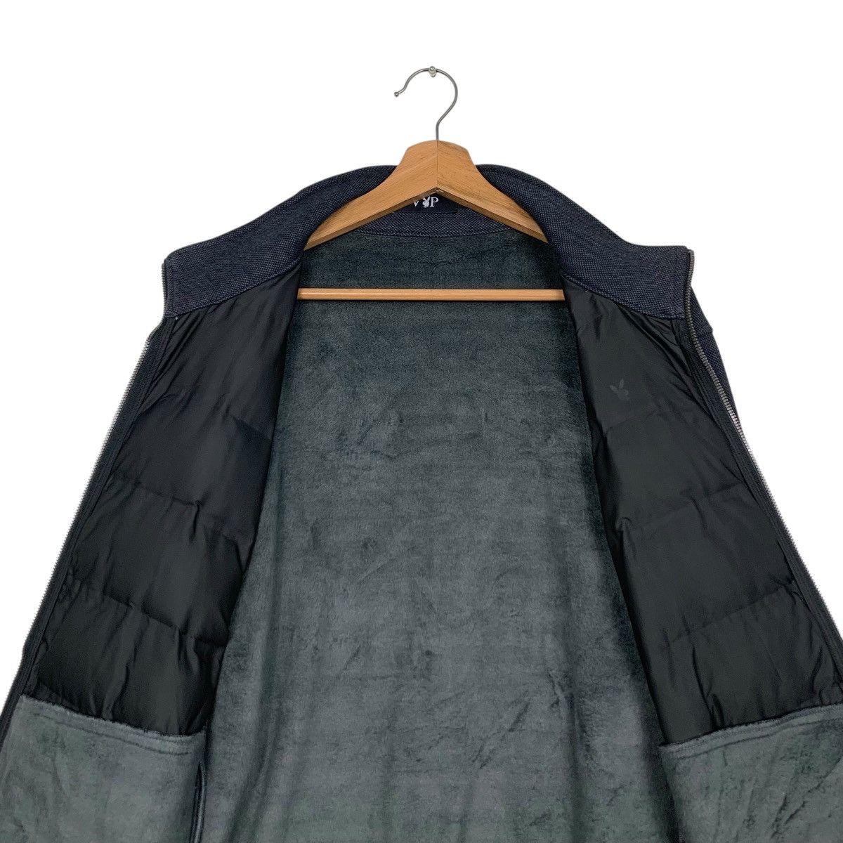 Playboy PLAYBOY Puffer Hybrid Bomber Jacket #2791-C126 Size US L / EU 52-54 / 3 - 12 Thumbnail