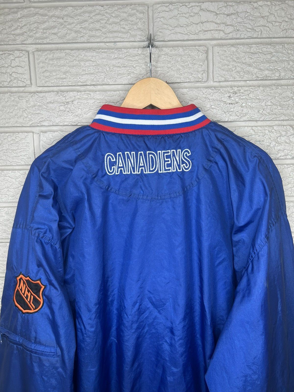 Pro Player Vintage 90s Pro Player Montreal Canadians Nylon Jacket Size US XL / EU 56 / 4 - 9 Thumbnail