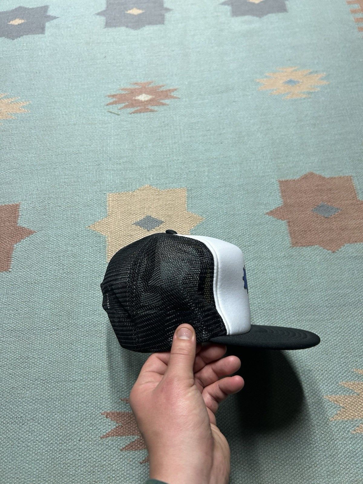 Vintage Vintage trucker hat FMT corporation black white snapback Size ONE SIZE - 8 Thumbnail