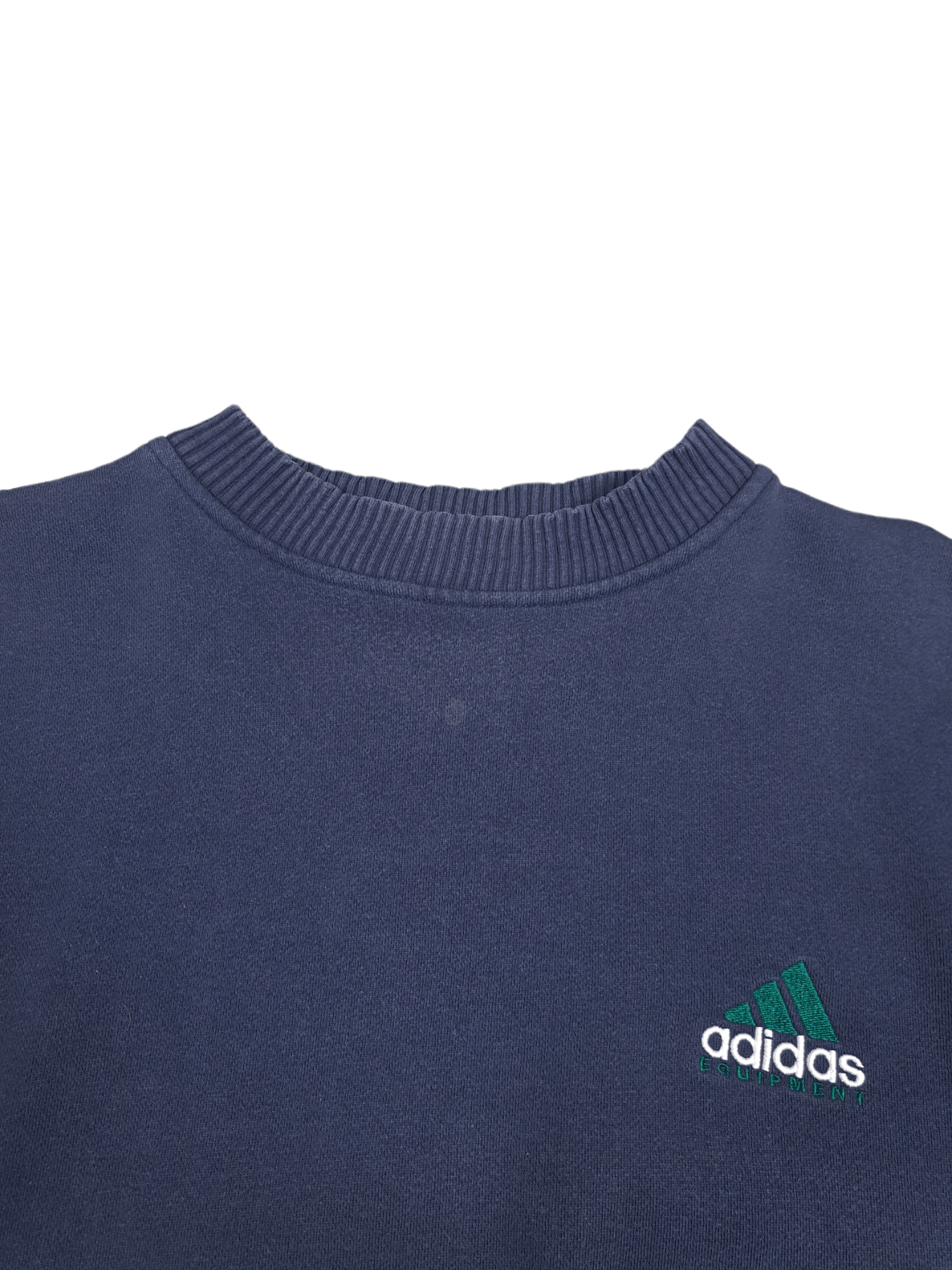 Adidas × Vintage 💎 80's Vintage Adidas Equipment Big Logo Faded Sweatshirt Size US M / EU 48-50 / 2 - 6 Thumbnail