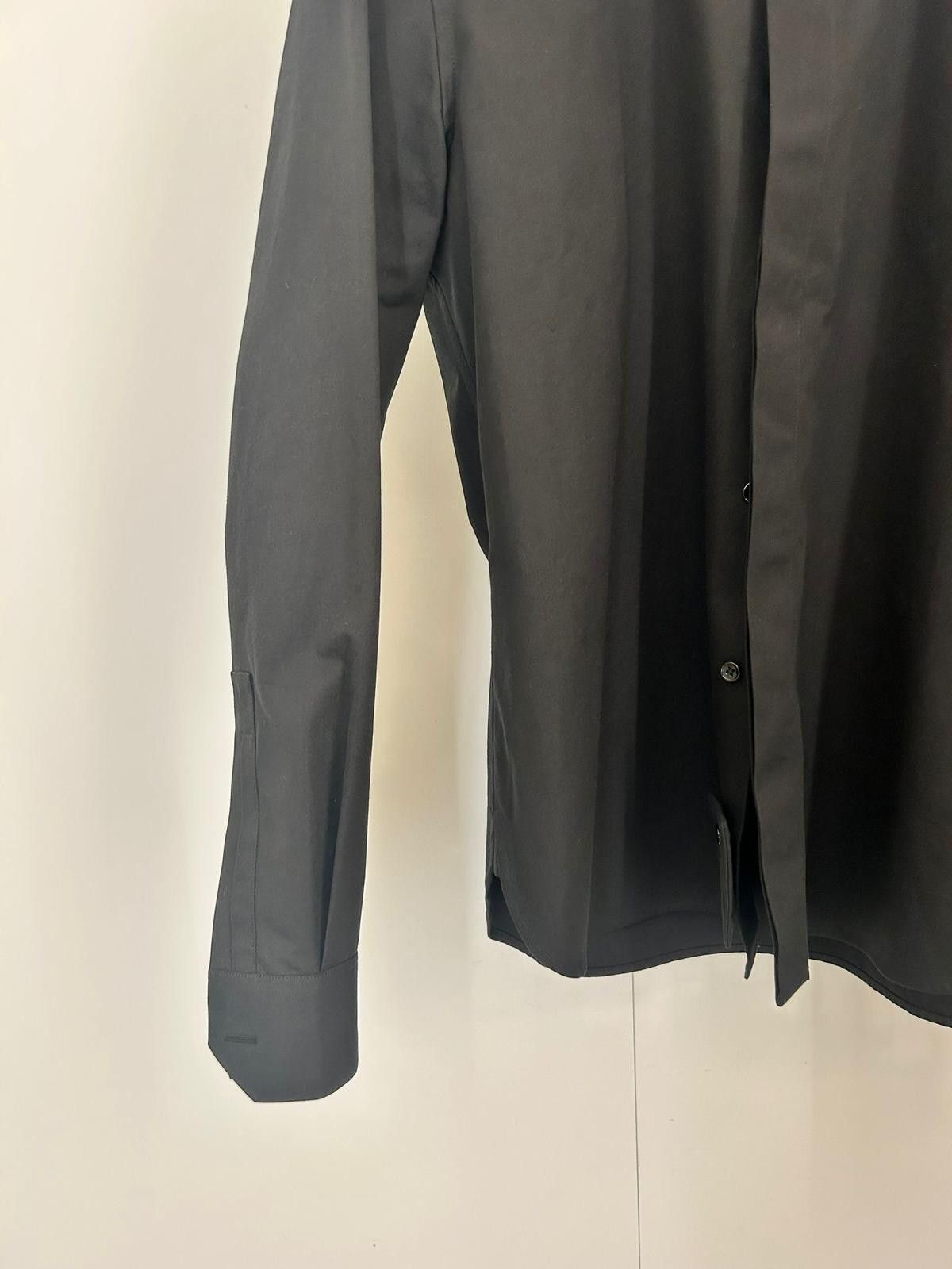 Saint Laurent Paris Slim-fit shirt with an Yves collar and straight shoulders. Size US M / EU 48-50 / 2 - 2 Thumbnail
