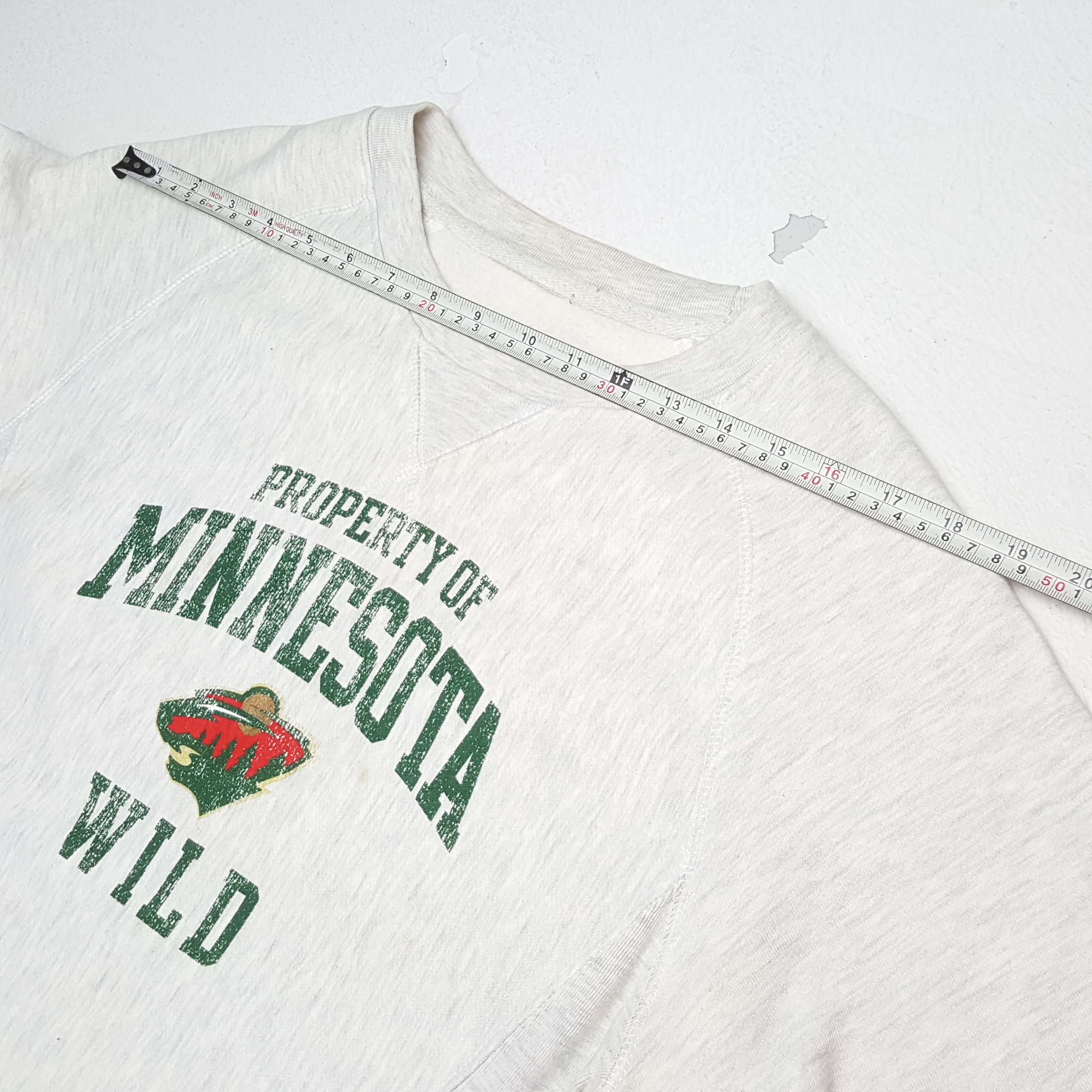 NHL × Vintage MINNESOTA WILD NHL Hockey Ice Team Sweatshirt Size US S / EU 44-46 / 1 - 4 Thumbnail
