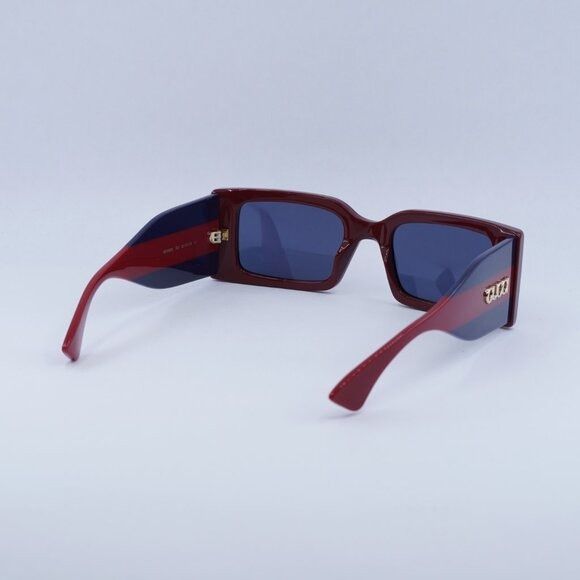 Gucci 🕶️ New Gucci GG1860S 003 Sunglasses - Burgundy/Blue/Red Size ONE SIZE - 8 Thumbnail