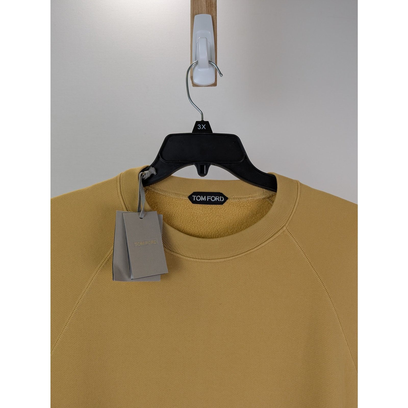 Tom Ford o1rshd1 Crewneck Sweater in Mustard Yellow Size US M / EU 48-50 / 2 - 5 Thumbnail