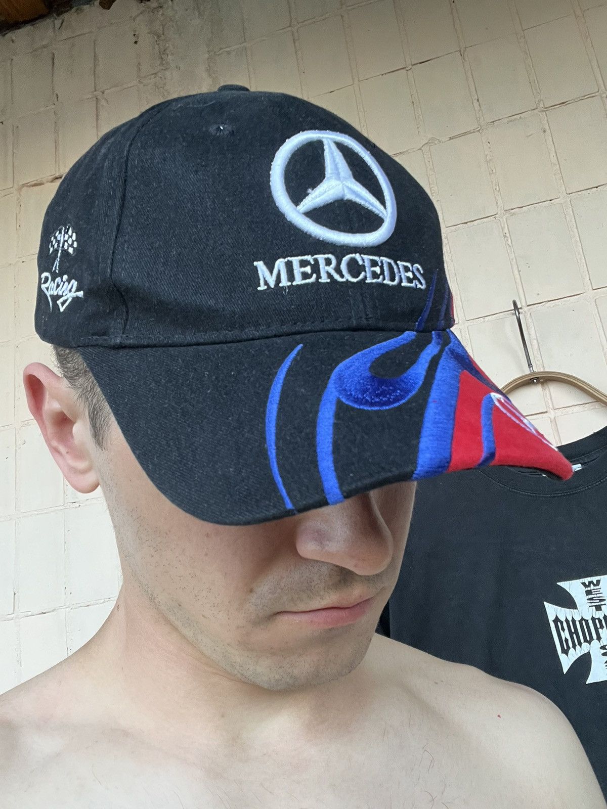 Vintage Vintage Mercedes Benz Racing Trucks Trucker Hat Y2K Size ONE SIZE - 17 Thumbnail