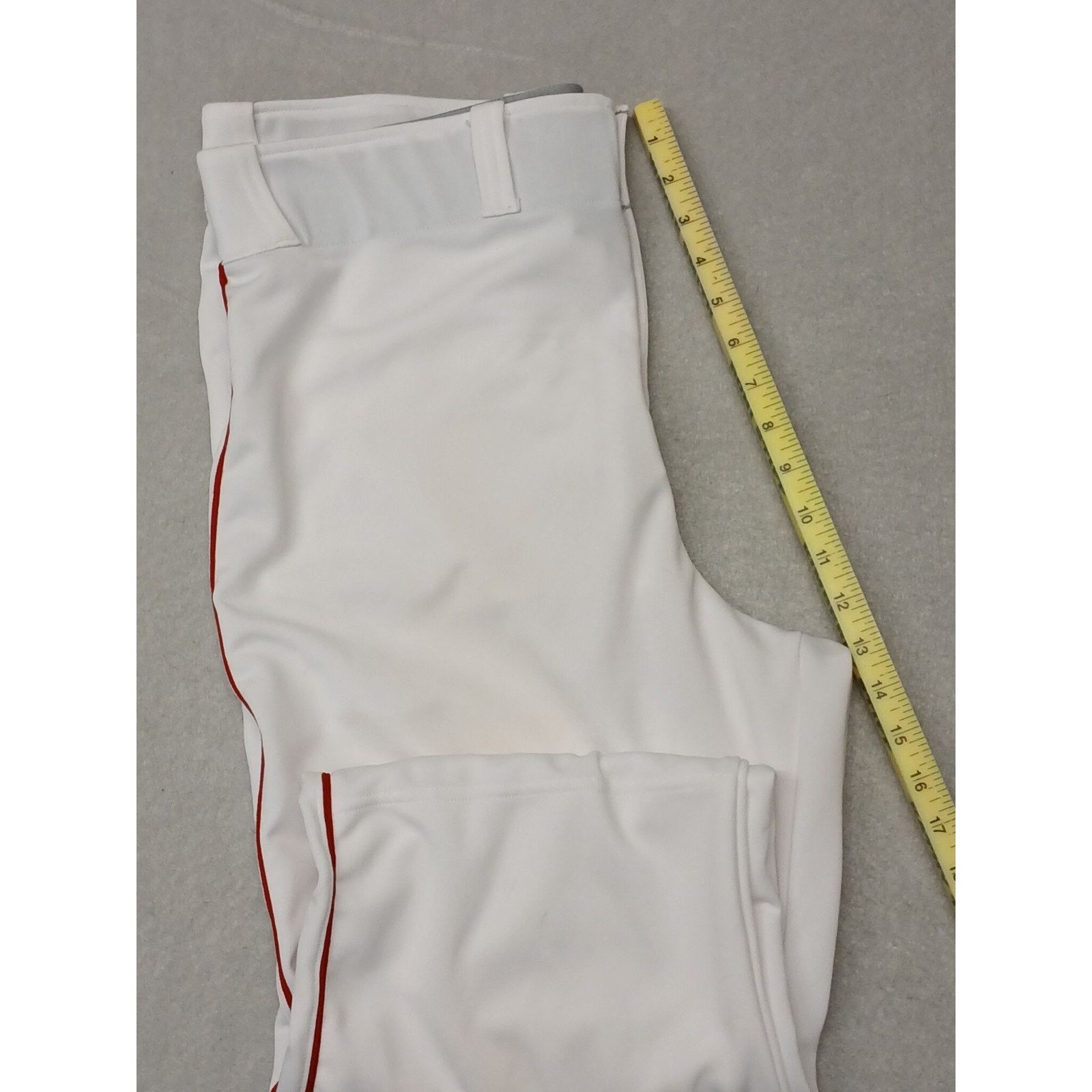 Under Armour Under Armour (XL) White Red Pin Stripe Sports Stretch Pants Size US 36 / EU 52 - 4 Thumbnail
