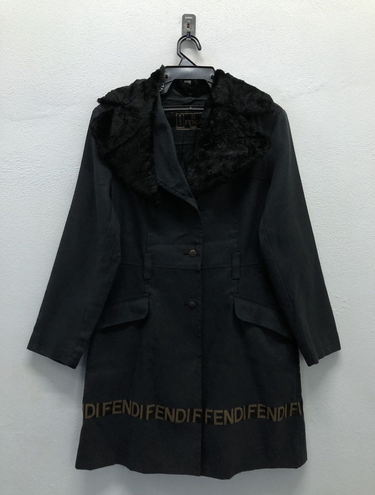 Fendi Fendi Jeans 1925 Roma Made In Italy Long Jacket Size M / US 6-8 / IT 42-44 - 1 Thumbnail