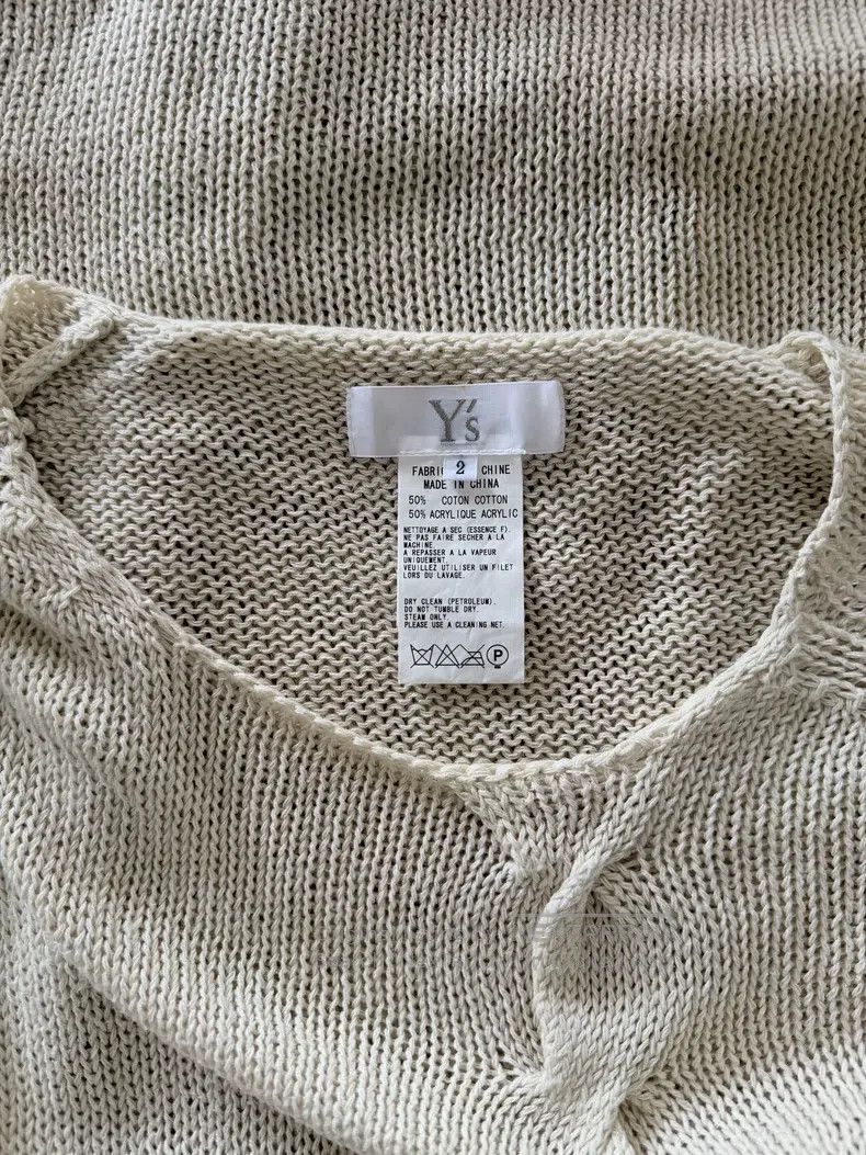 Yohji Yamamoto Yohji Yamamoto 09 SS Minimalist Twist Knit long sleeves Size XS / US 0-2 / IT 36-38 - 5 Thumbnail