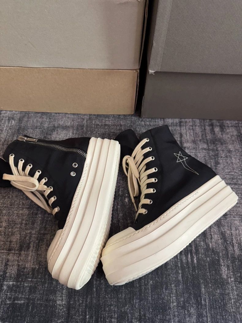 Rick Owens Rick Owens Big Converse with thick sole shoes Size US 5.5 / EU 38 - 4 Thumbnail