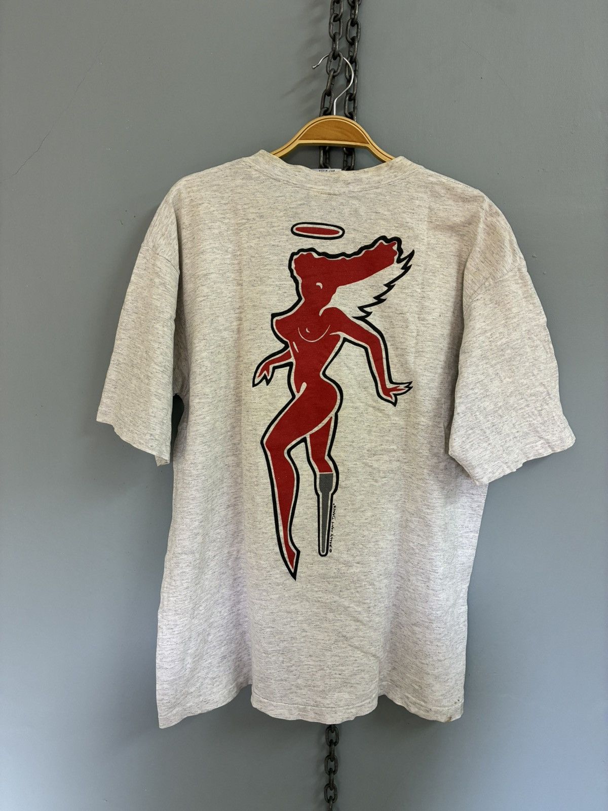 Vintage Vintage 90s Sally Can’t Dance SCD surf brand t shirt Size US L / EU 52-54 / 3 - 2 Thumbnail