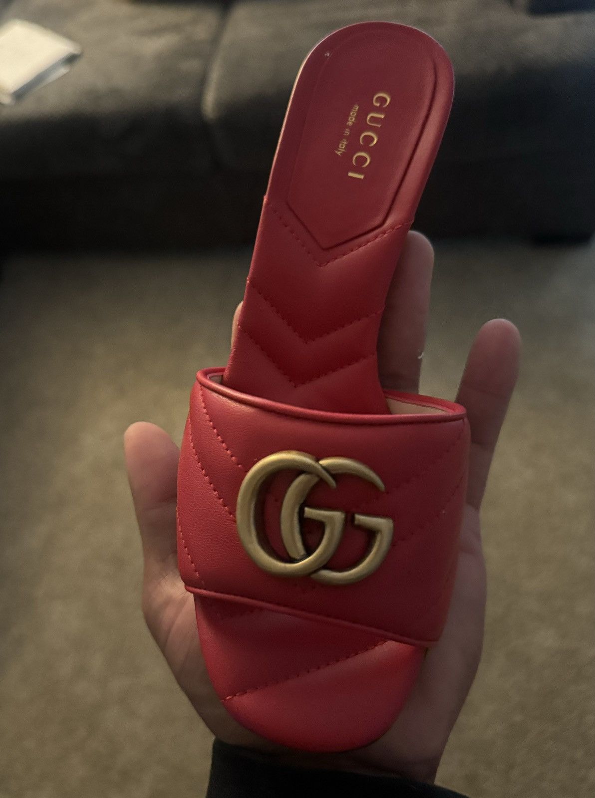 Gucci Gucci Women Marmont Sandal Size US 5 / IT 35 - 8 Thumbnail