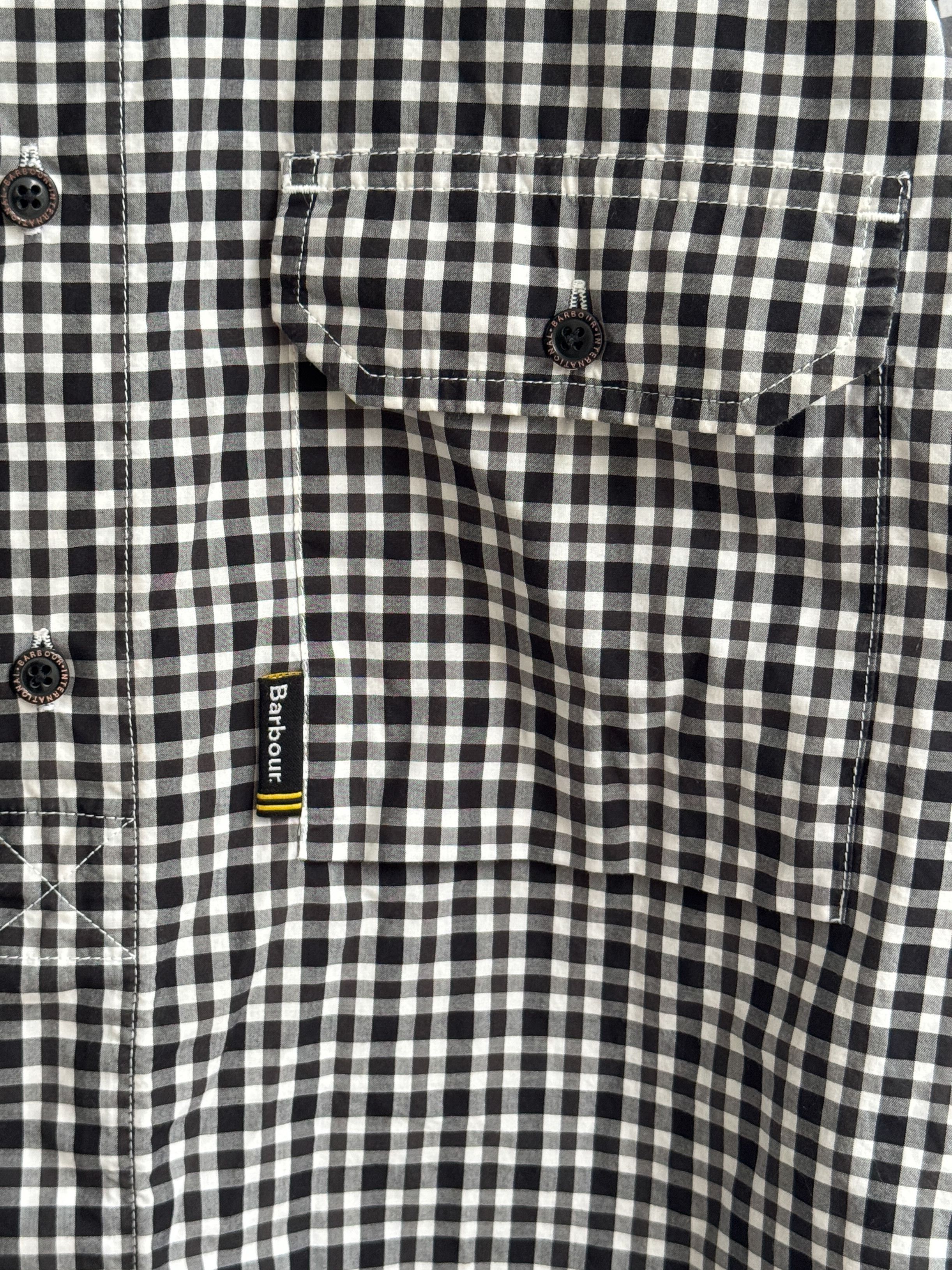 Barbour Barbour Check White Black Shirt Size US S / EU 44-46 / 1 - 6 Thumbnail